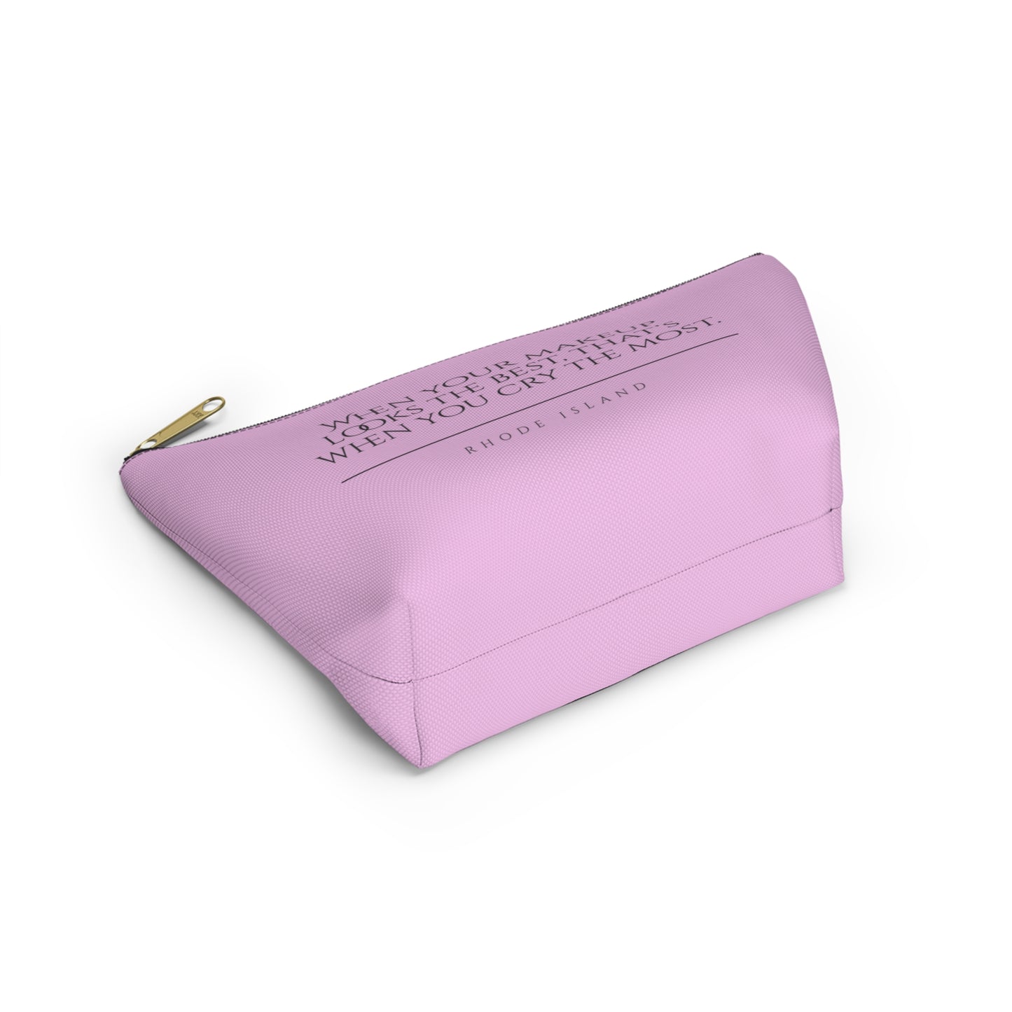 Rhode Island | When Your Makeup Looks The Best Cosmetic Accessory Pouch | Pink Makeup Bag | RHORI