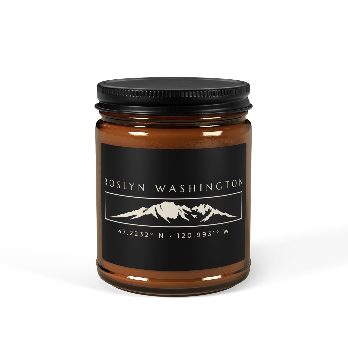 Roslyn Washington Candle | Roslyn WA | 509 Candle | Mount Stuart Candle | Washington State Gift | Soy Candle