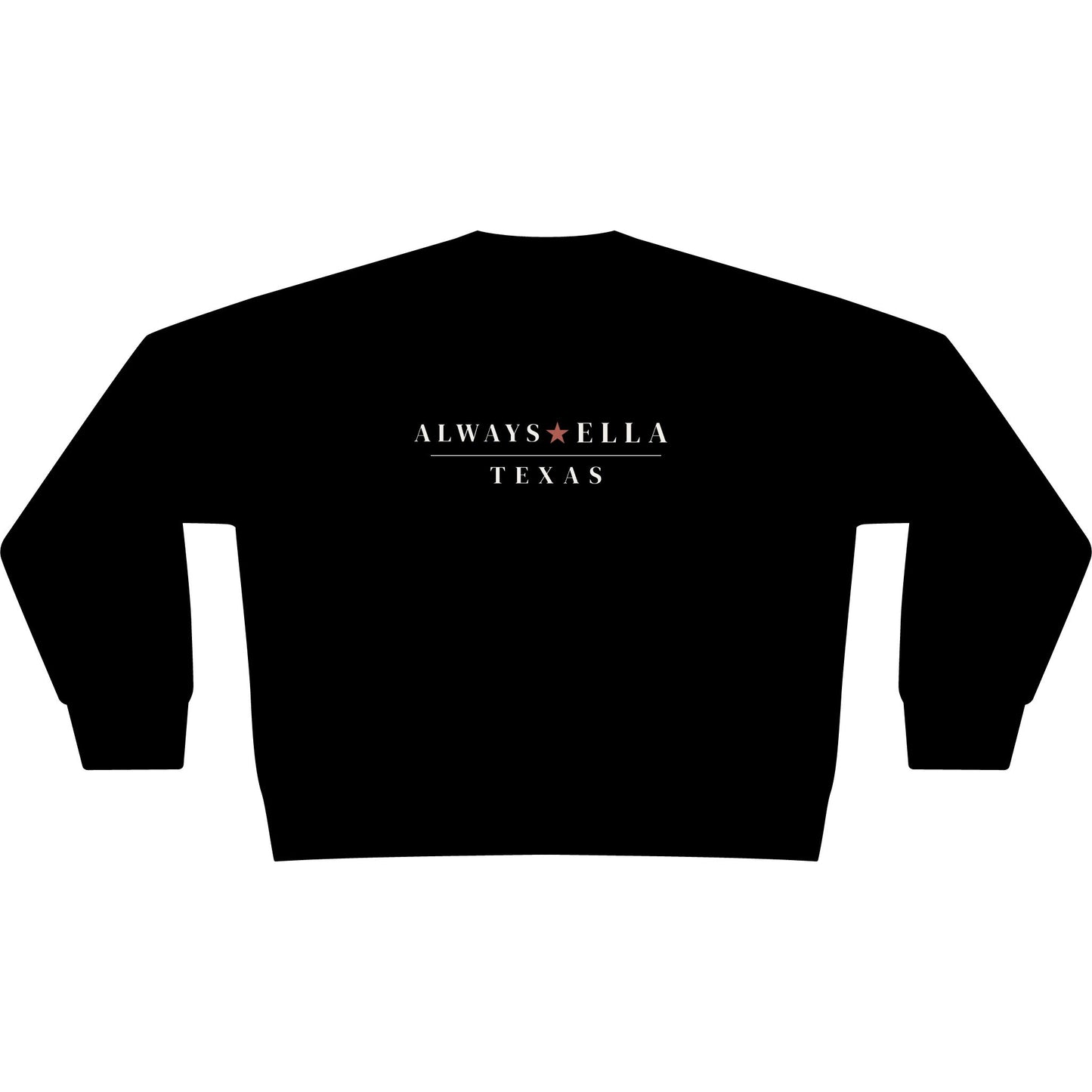 Always Ella Texas Cropped Sweatshirt | Women's Western Boutique Sweatshirt | Country Concert Outfit