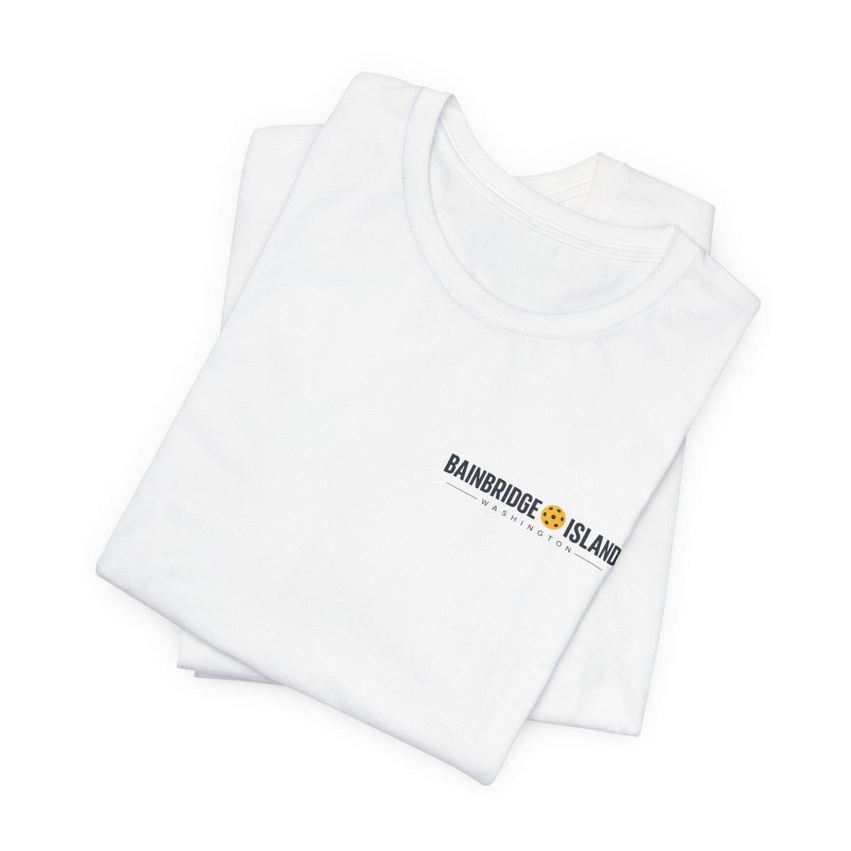 Bainbridge Island Pickleball 1965 Front & Back Tee