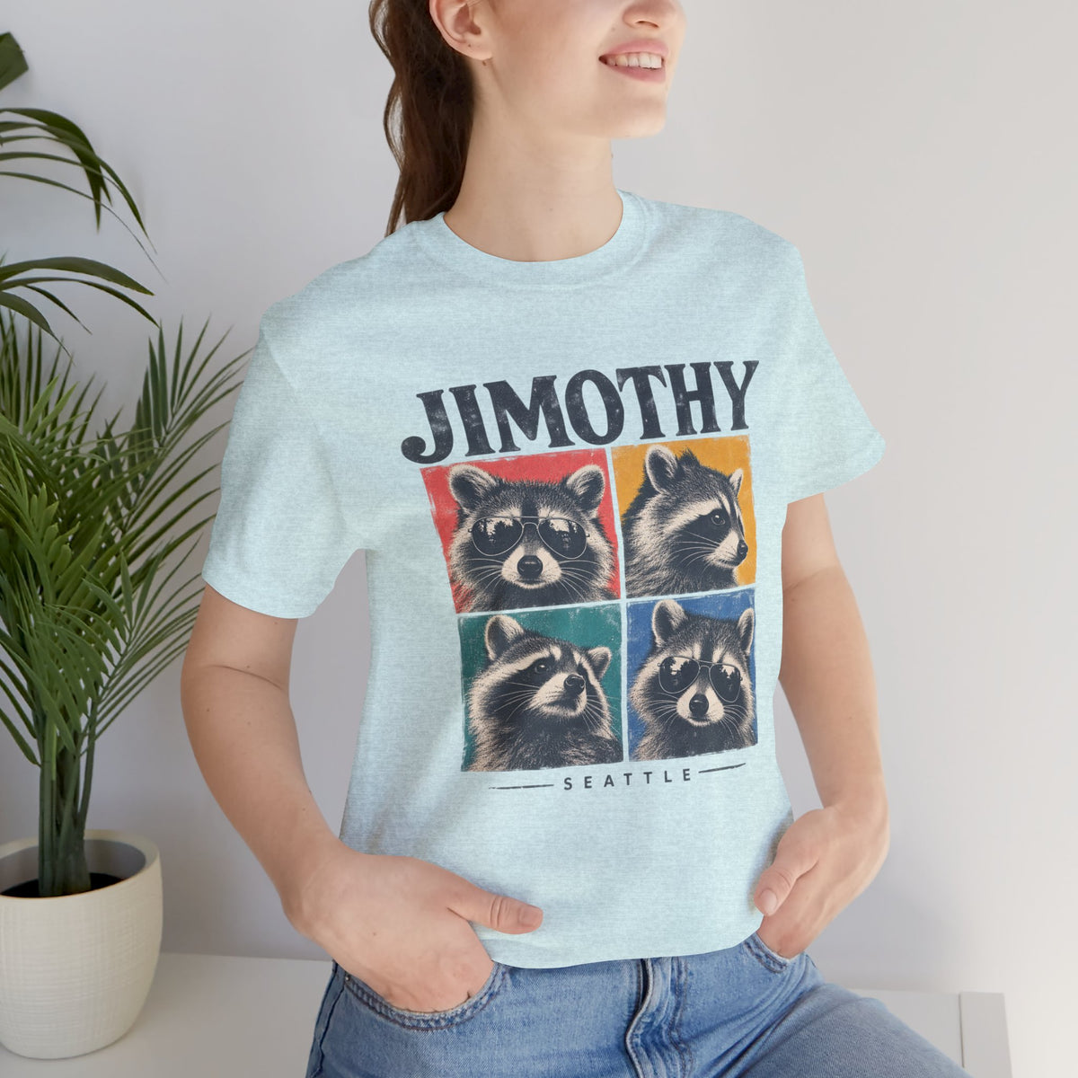 JIMOTHY Seattle Raccoon Graphic Tee