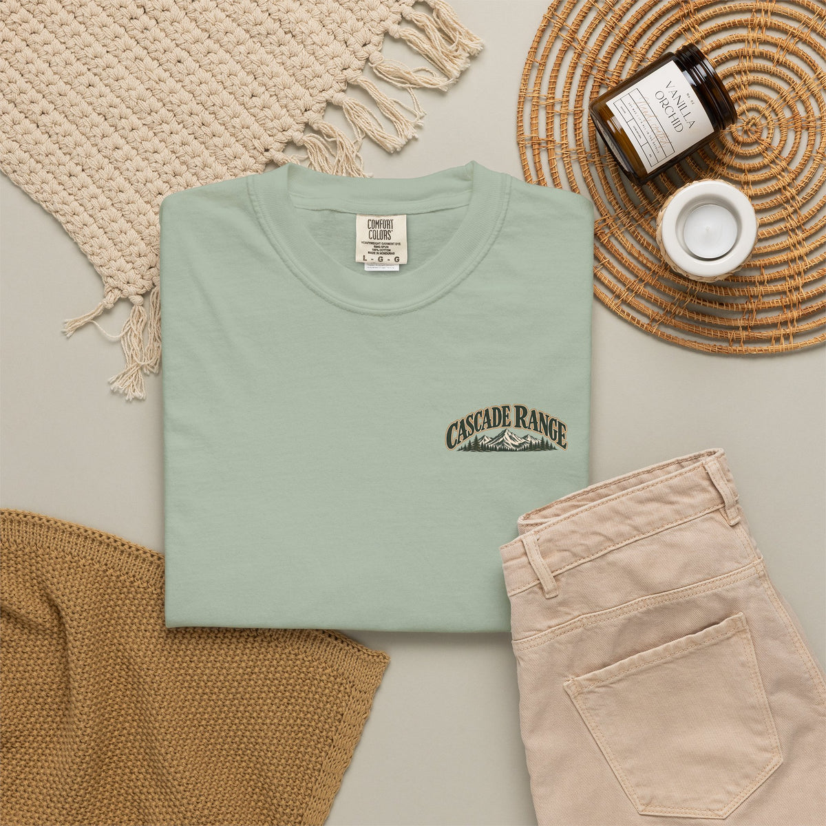 Cascade Range Vintage Graphic Tee | Washington, Oregon & California