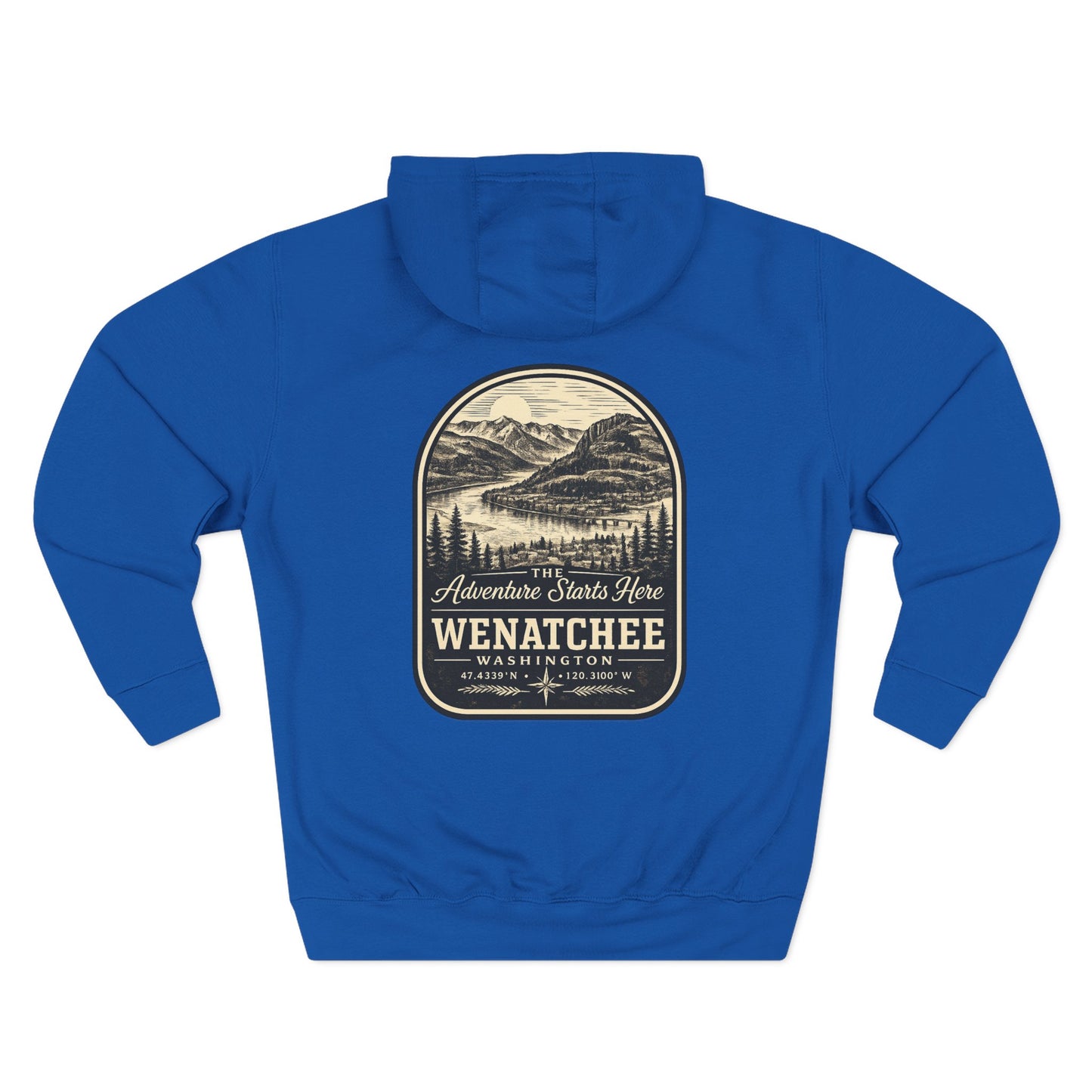 Wenatchee Washington Hoodie | Columbia River | Raised 509 | Local Pride | Adventure Starts Here