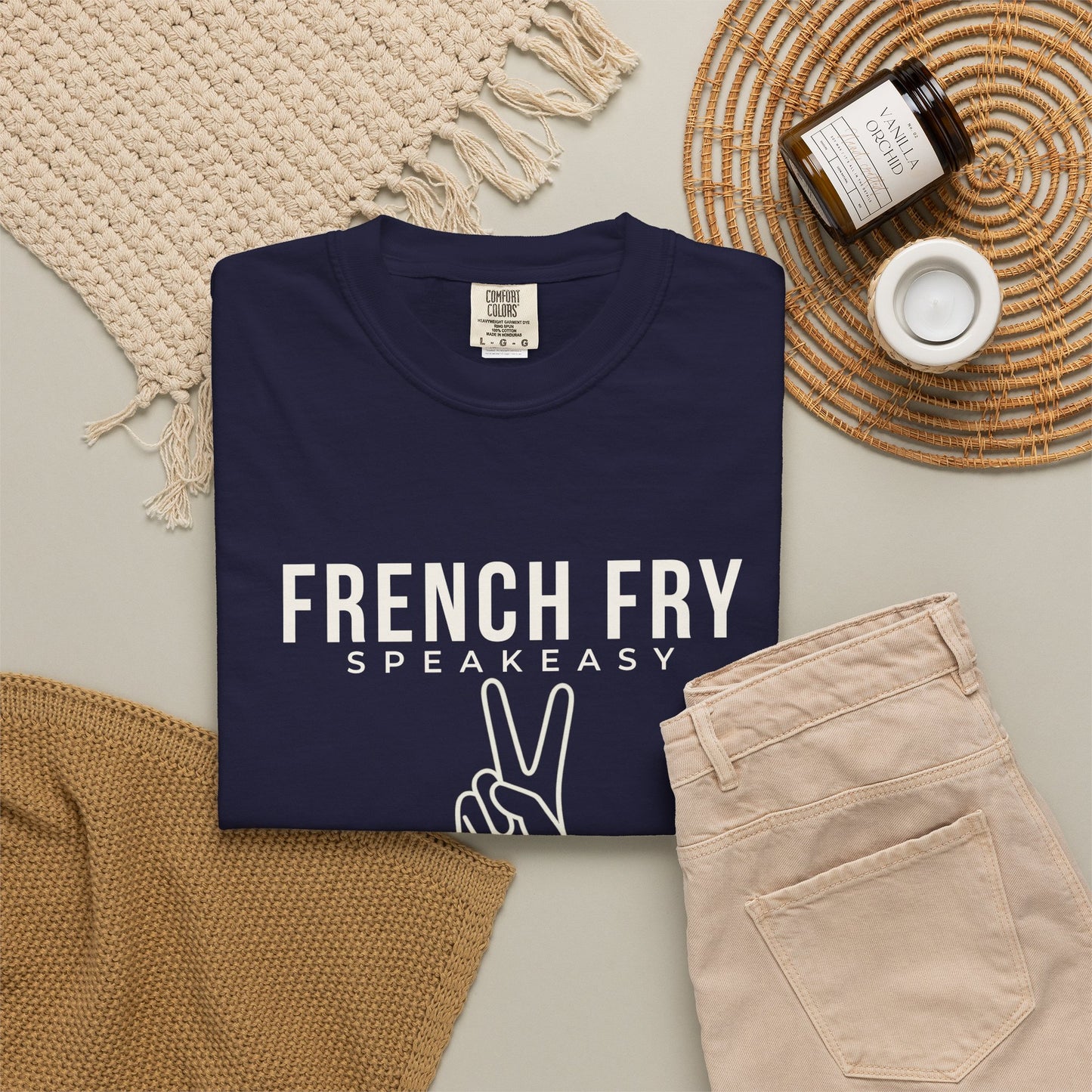 French Fry Speakeasy Shirt, Secret Menu Graphic Tee, IYKYK Shirt, Funny Viral Tee, Minimalist Comfort Colors Shirt