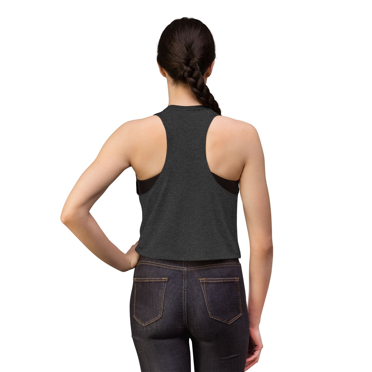 Crowbar Cowgirl Crop Top, Western Graphic Tank, Country Girl Style, Rodeo Fashion, Bella Canvas 6682