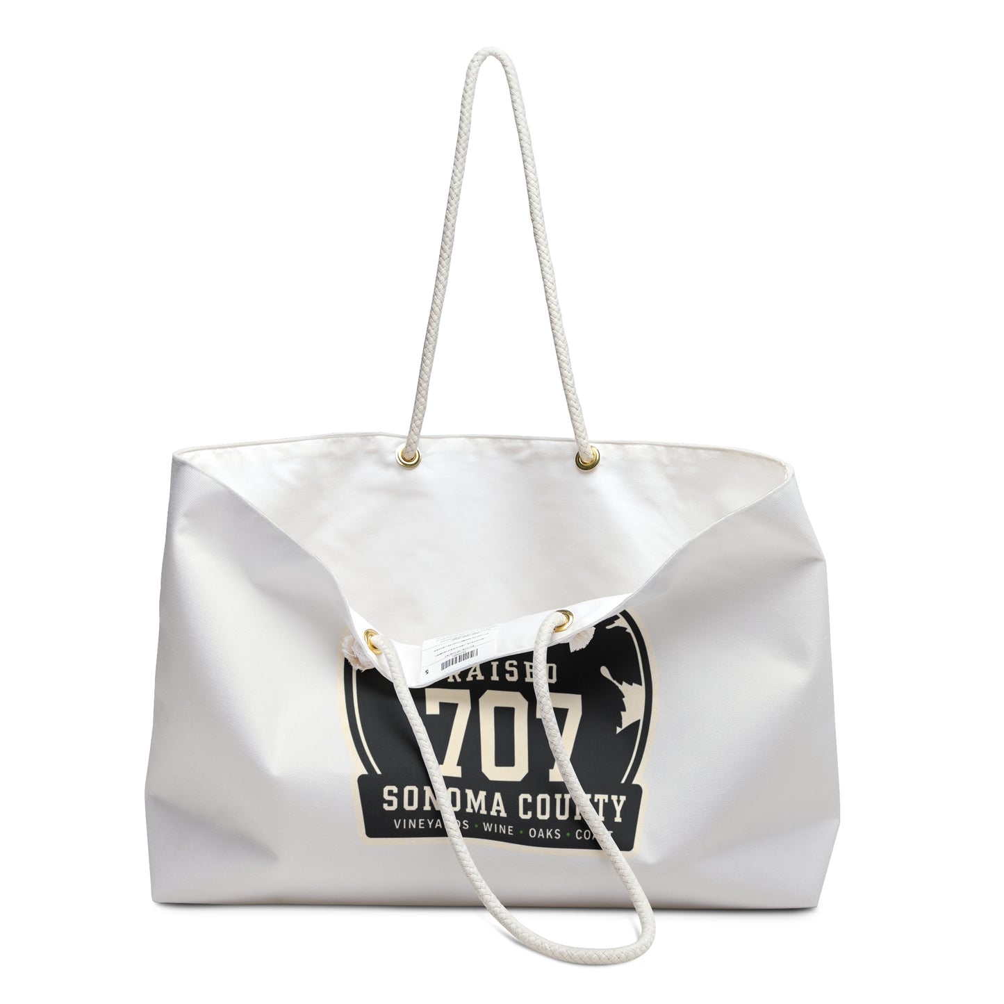 Raised in Sonoma County Tote Bag, Wine Country Gift, Vineyard Tote, California Wine Lover Gift, Local Pride