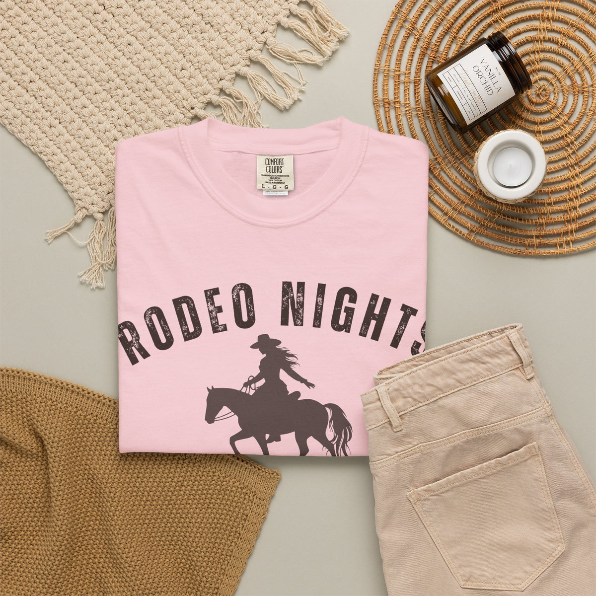 Rodeo Nights Ella Vibes Tee, Country Concert Shirt, Western Cowgirl Tee, Rodeo Graphic Shirt, Horse Lover Gift