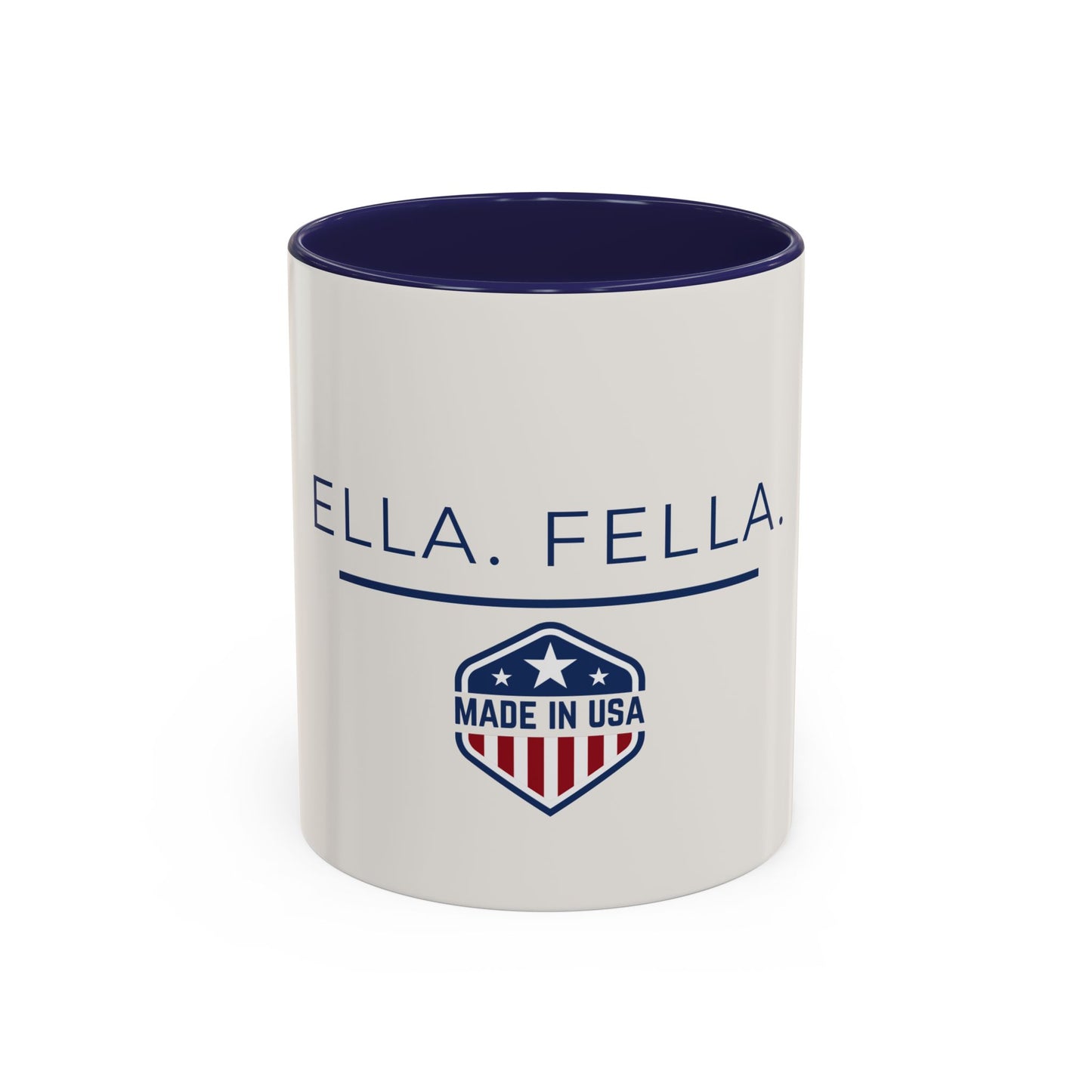 Ella Fella Made in USA Mug, Patriotic Coffee Mug, Funny American Gift, USA Pride Mug, 11oz 15oz Ceramic Cup, Gift for Him
