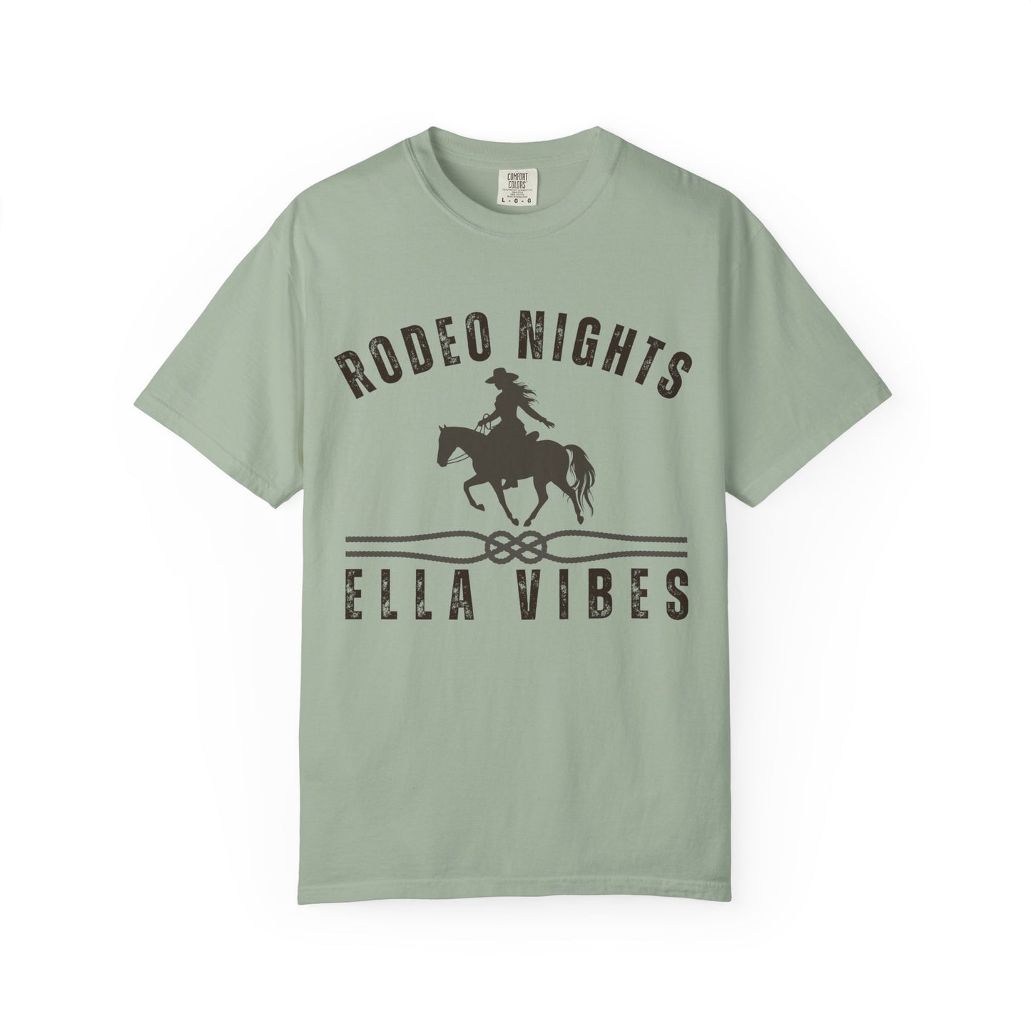 Rodeo Nights Ella Vibes Tee, Country Concert Shirt, Western Cowgirl Tee, Rodeo Graphic Shirt, Horse Lover Gift