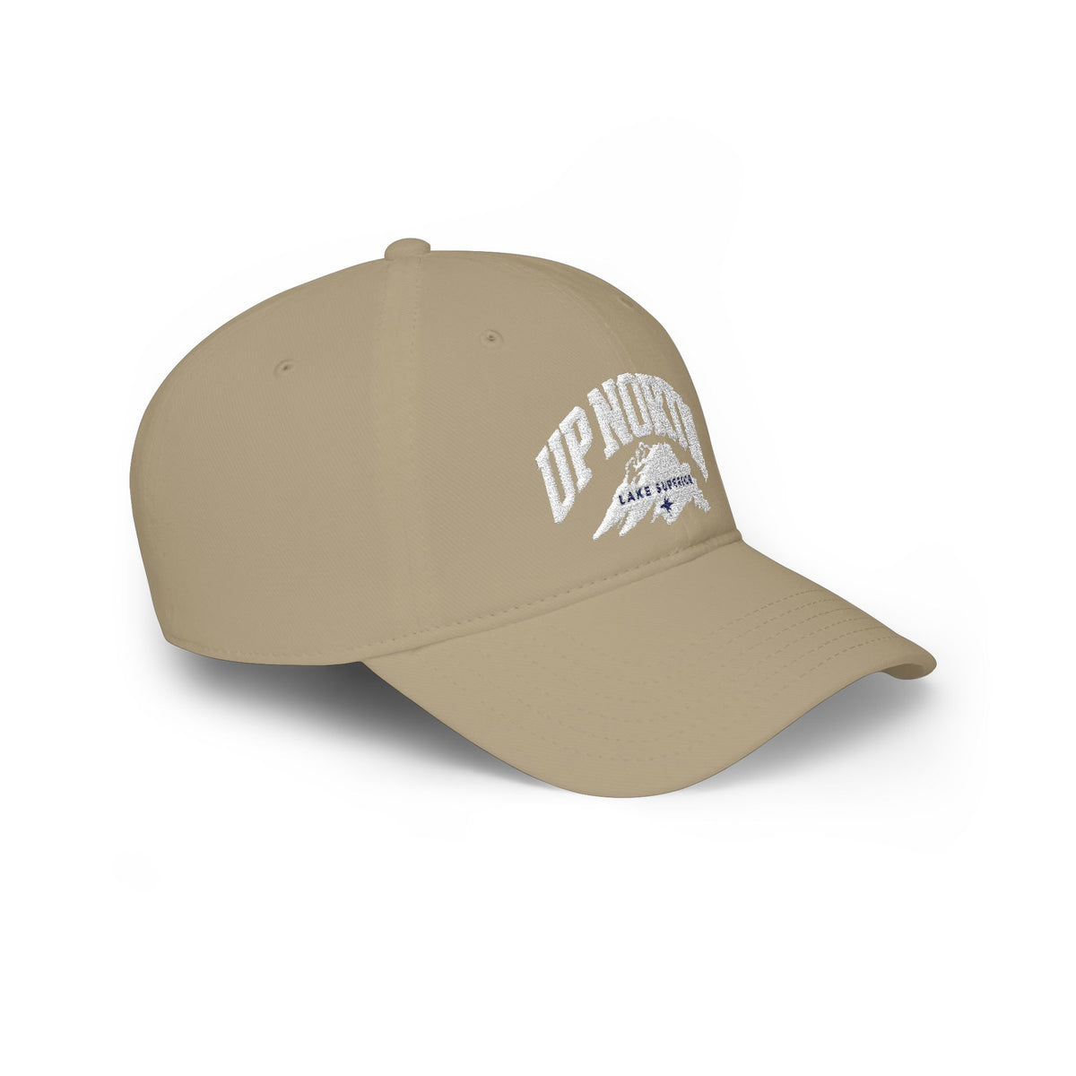 Up North Lake Superior Embroidered Low-Profile Trucker Hat