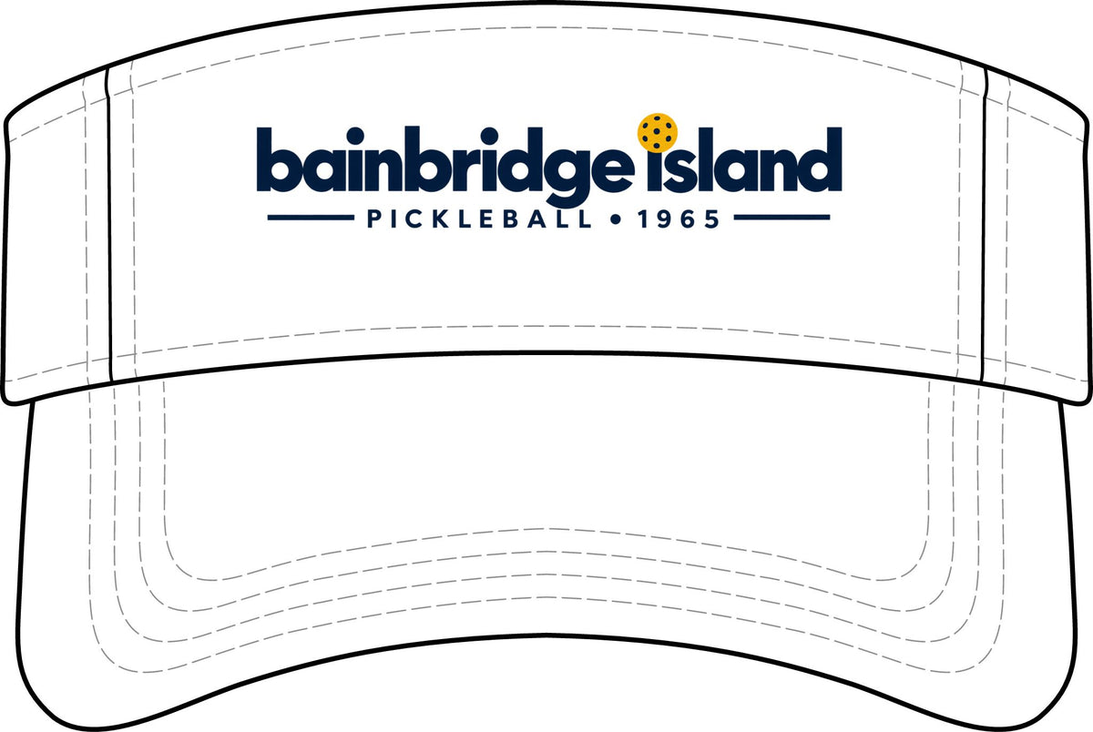 Bainbridge Island Pickleball Visor | Home of Pickleball 1965