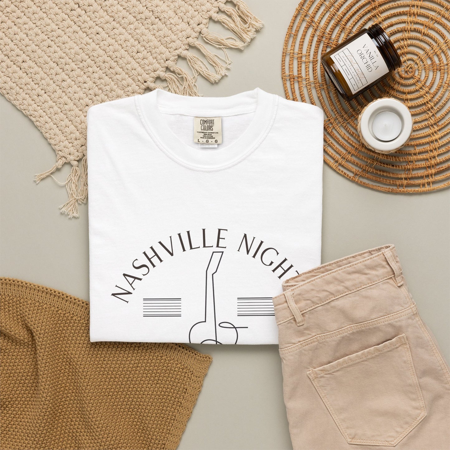 Nashville Nights Ella Vibes Shirt | Nashville Country Concert Tee | Music City T-Shirt | Comfort Colors 1717 | Country Music Gift