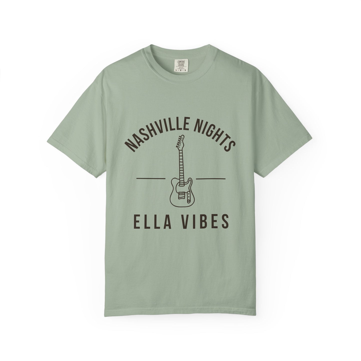 Nashville Nights Ella Vibes T-shirt | Electric Guitar Country Music Tee