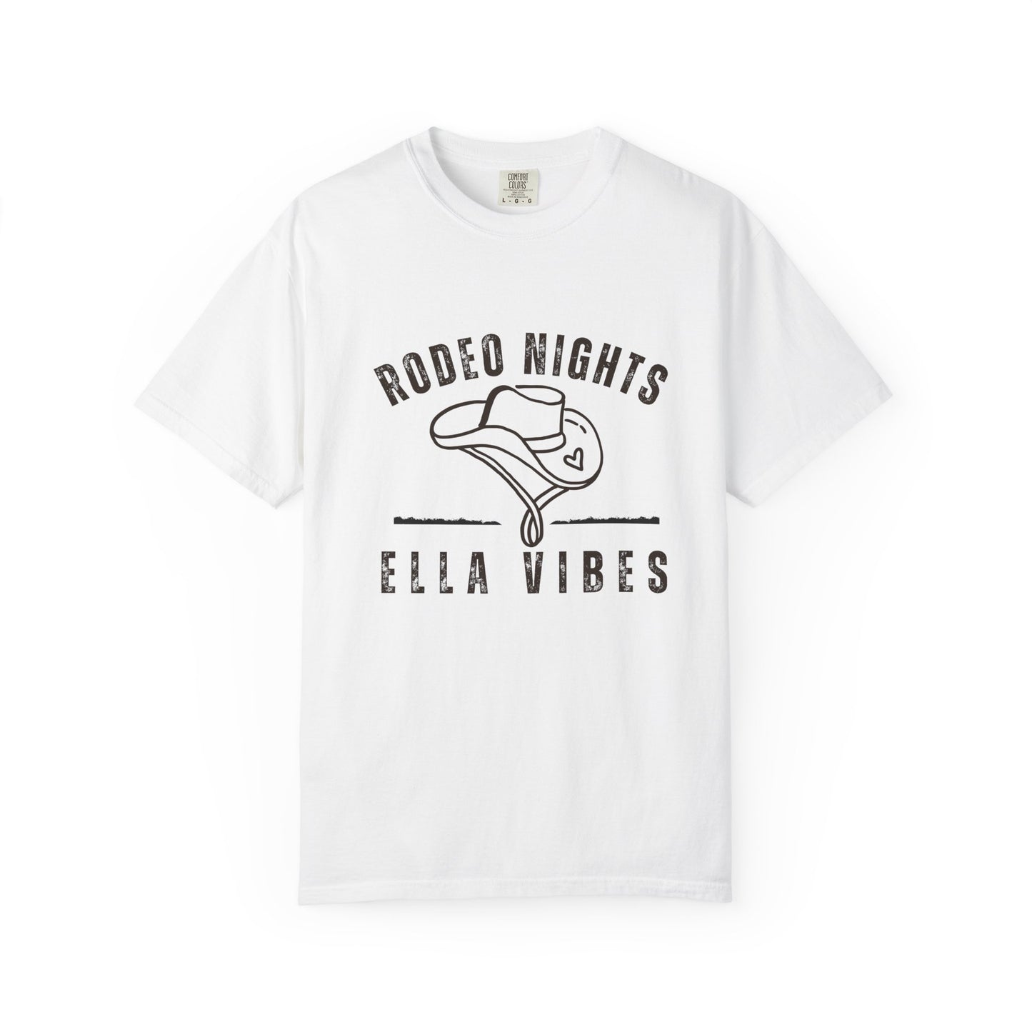 Rodeo Nights Ella Vibes Shirt, Pink Cowgirl Tee, Western Graphic Shirt, Country Concert Tee, Cowboy Hat Shirt, Rodeo Tee