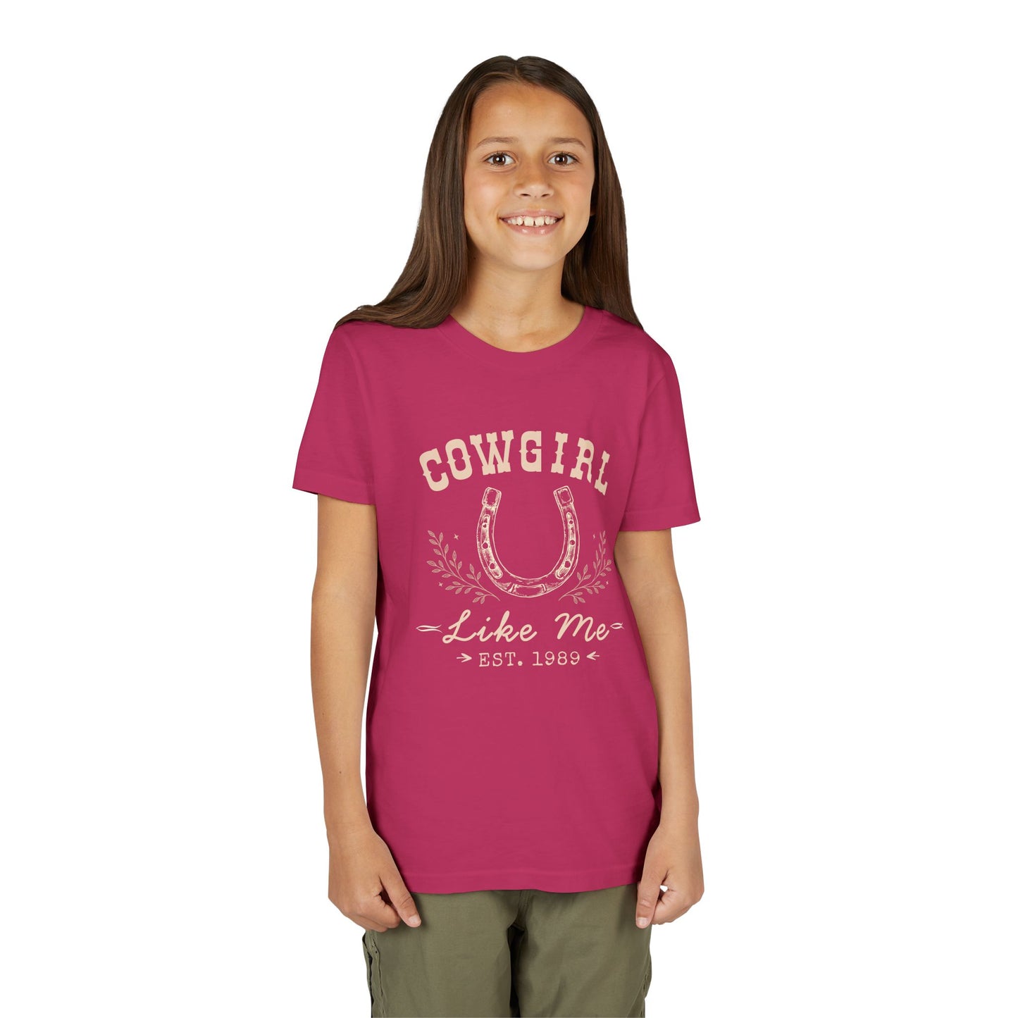 Cowgirl Like Me Girls Shirt | Western Kids Tee | Rodeo Girl Outfit | Horse Lover Gift