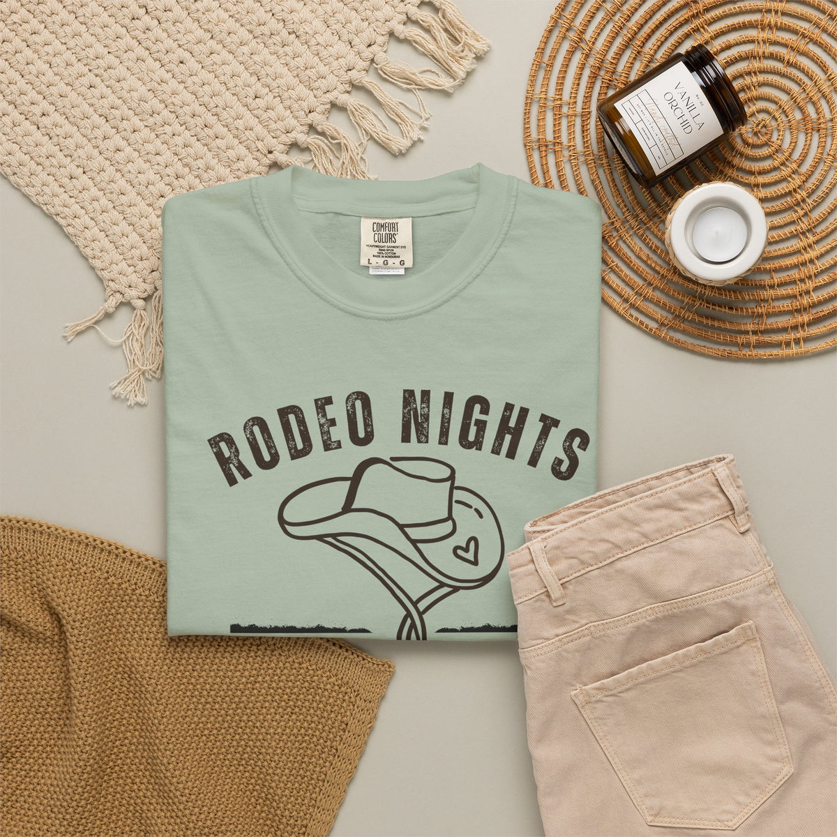 Rodeo Nights Ella Vibes Shirt, Pink Cowgirl Tee, Western Graphic Shirt, Country Concert Tee, Cowboy Hat Shirt, Rodeo Tee