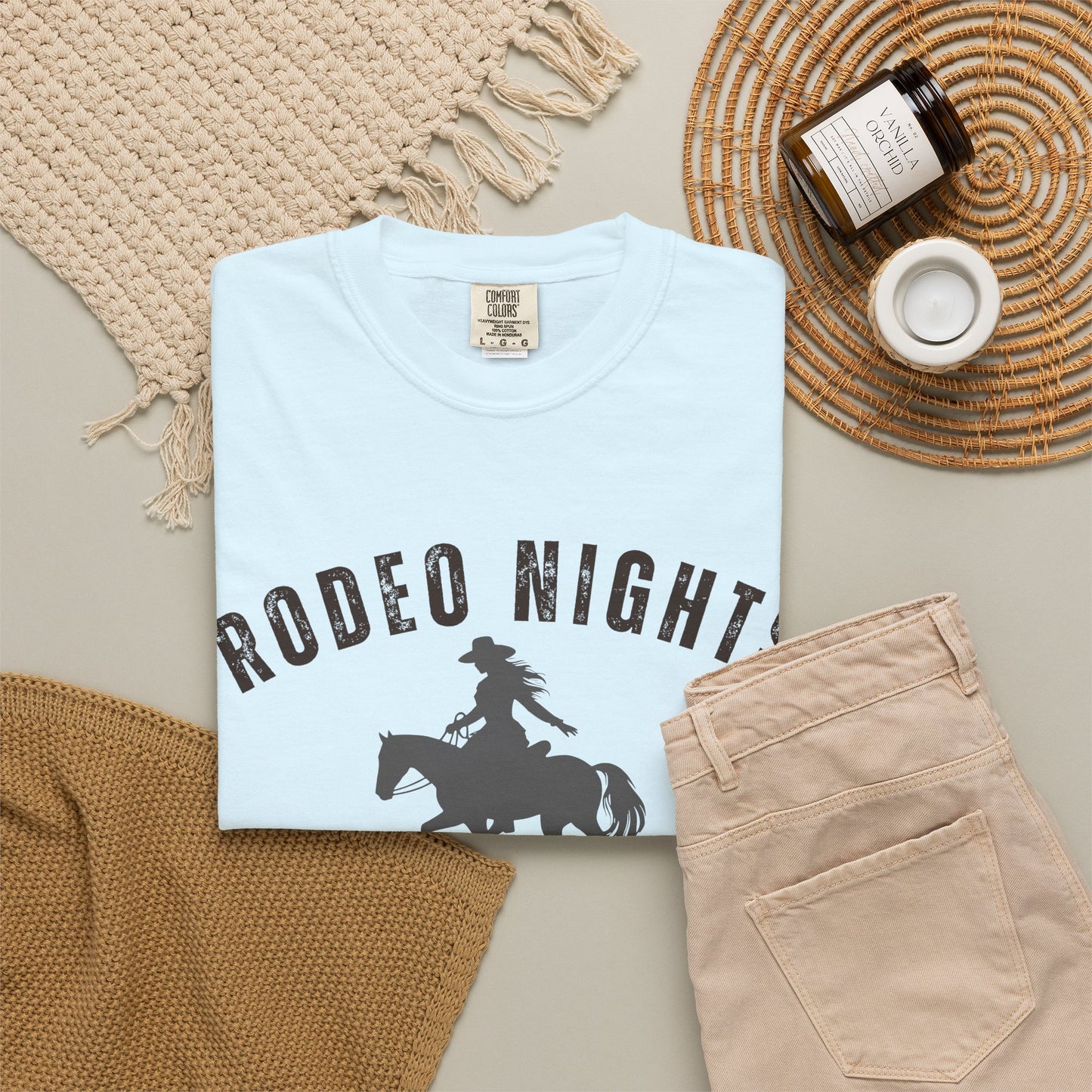 Rodeo Nights Ella Vibes Tee, Country Concert Shirt, Western Cowgirl Tee, Rodeo Graphic Shirt, Horse Lover Gift