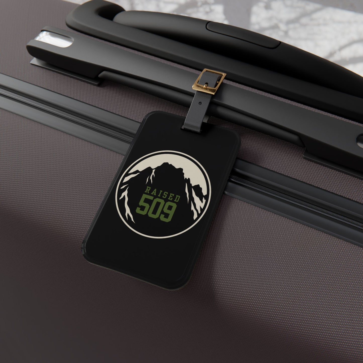 Central Washington | Raised 509 Mount Stuart Luggage Tag | Washington Inspired | Local Pride