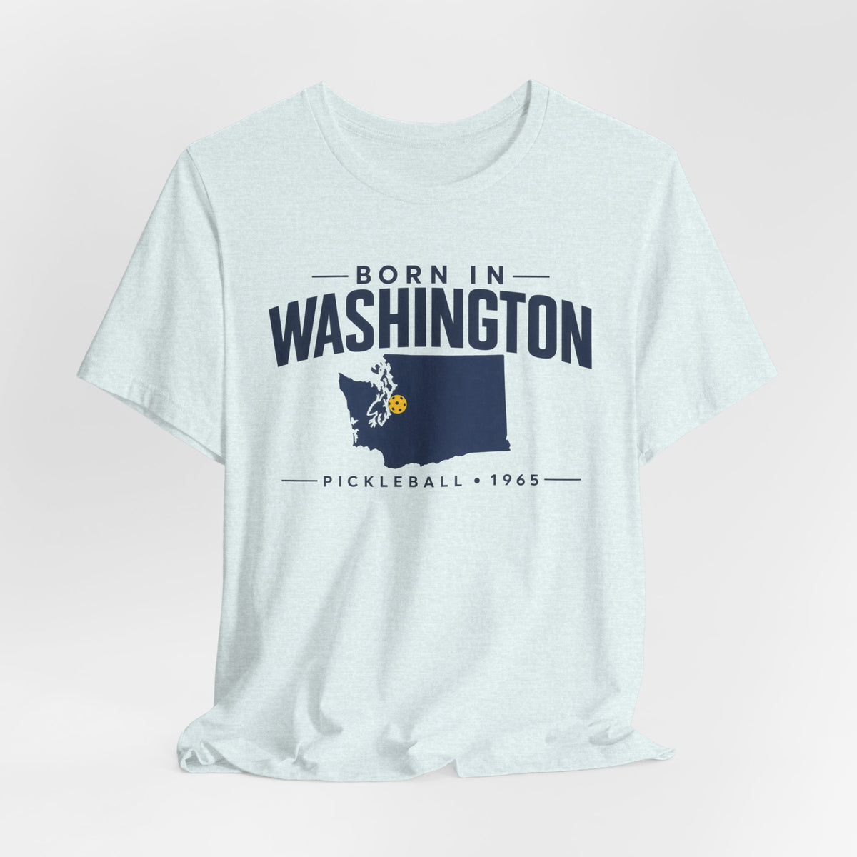 Born in Washington Pickleball 1965 Unisex Tee