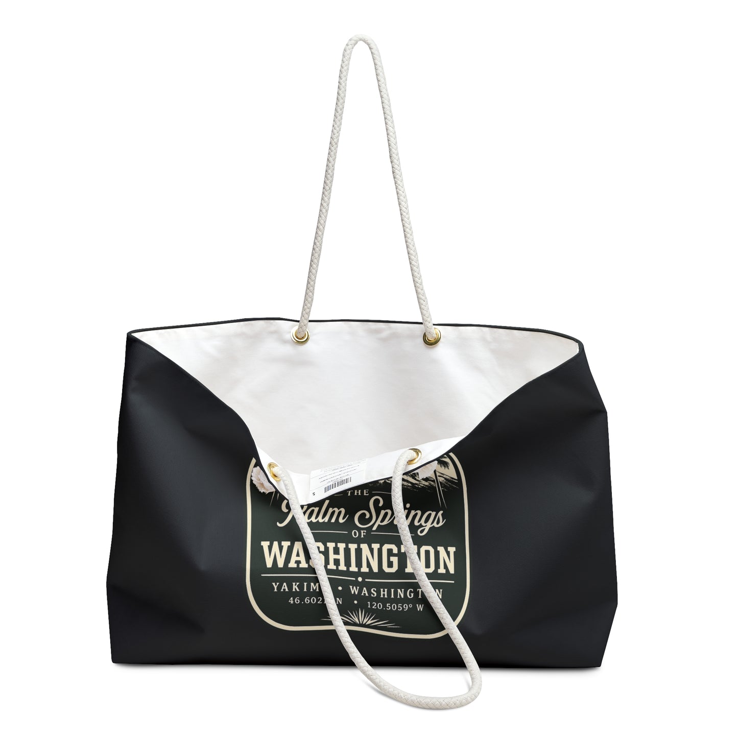 Yakima Washington Tote Bag, Palm Springs of Washington Canvas Beach Bag, 509 Tote, Yakima Gift, Washington State Tote