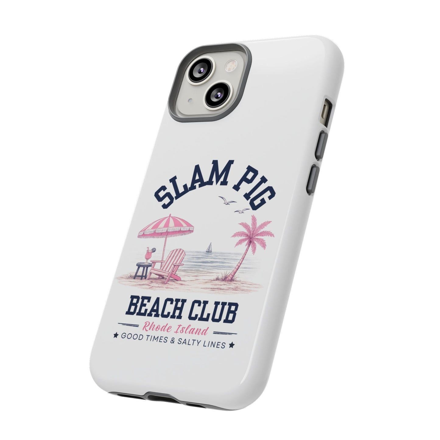 Slam Pig Beach Club Phone Case, Rhode Island Beach Case, Bravo Inspired Phone Cover, Coastal Summer iPhone Samsung Google Case