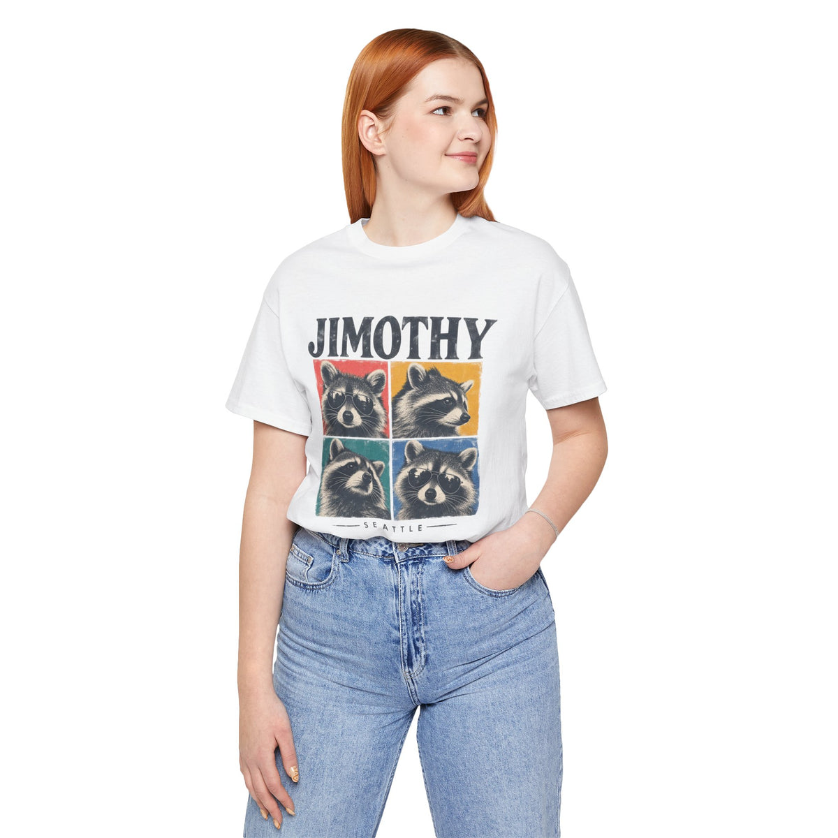 JIMOTHY Seattle Raccoon Graphic Tee