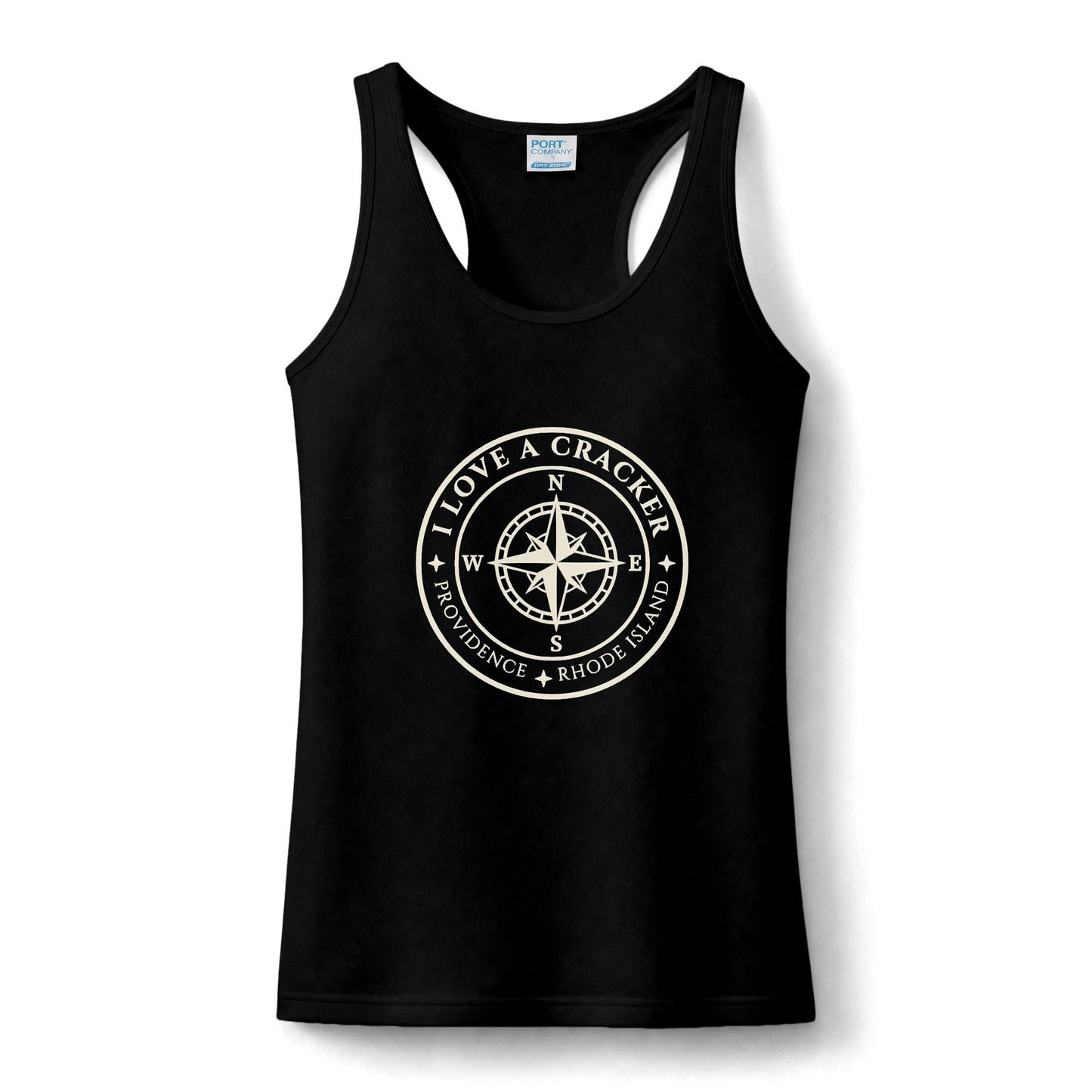I Love A Cracker Performance Tank, Rhode Island Tank Top, Providence RI Workout Tank, Coastal Nautical Gym Shirt, Bravo Fan Gift