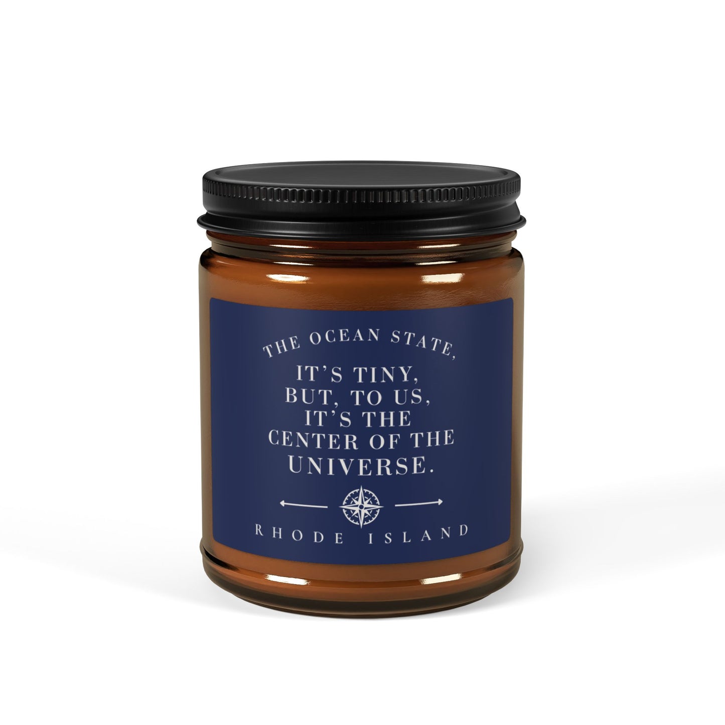 Rhode Island Candle | Ocean State Gift | Rhode Island Home Decor | Rhode Island Quote Candle | New England Gift | Soy Candle