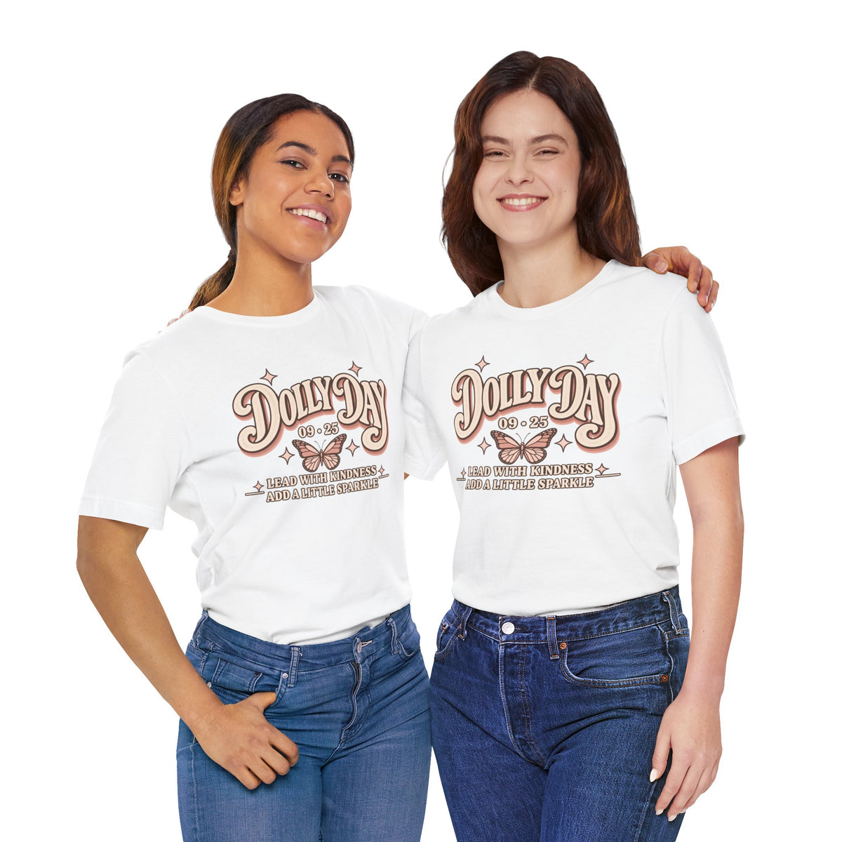 Dolly Day 9•25 Tee | Lead With Kindness & Add a Little Sparkle