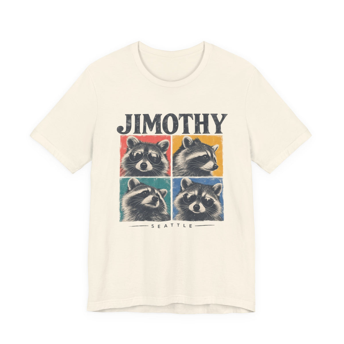 JIMOTHY Seattle Raccoon Graphic Tee