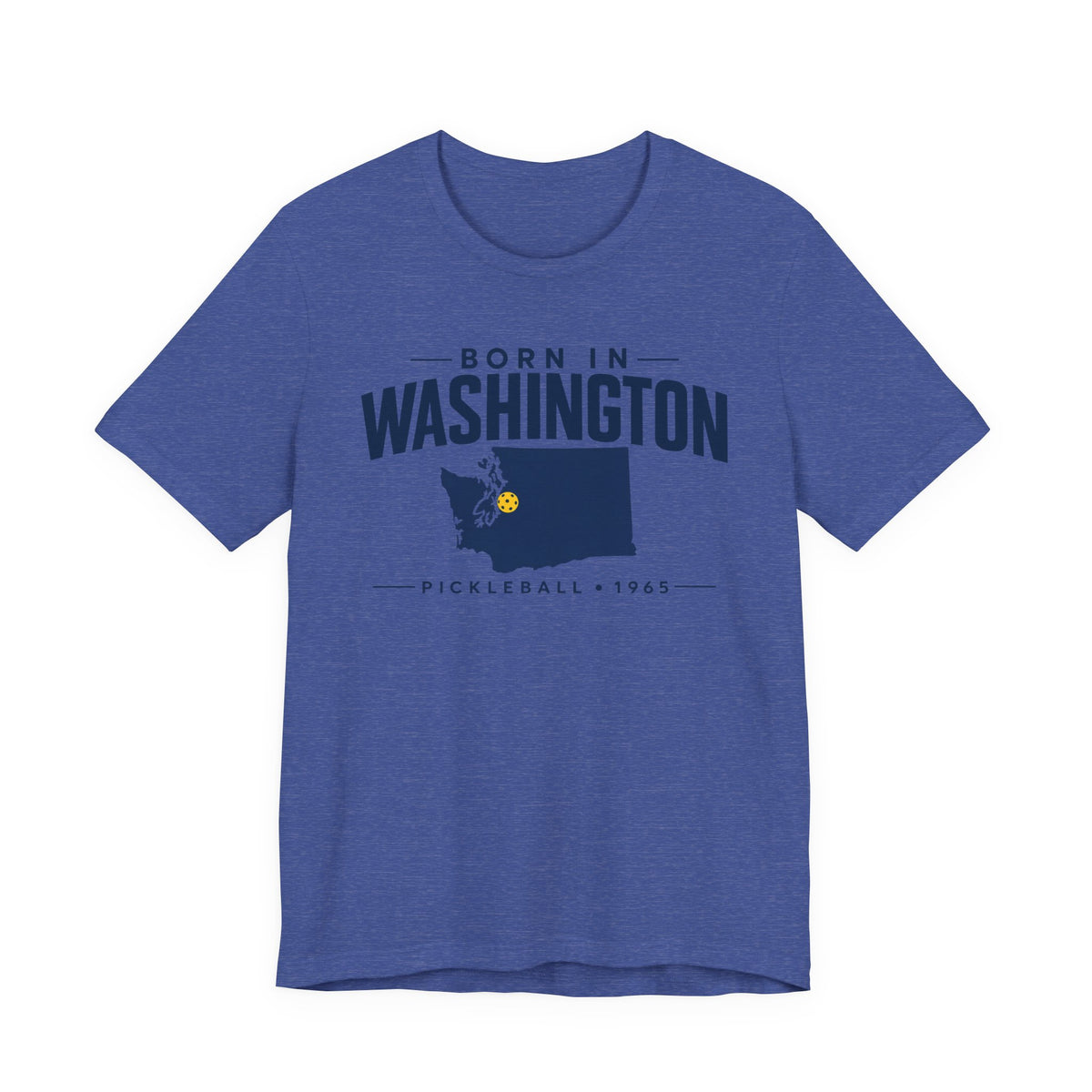 Born in Washington Pickleball 1965 Unisex Tee