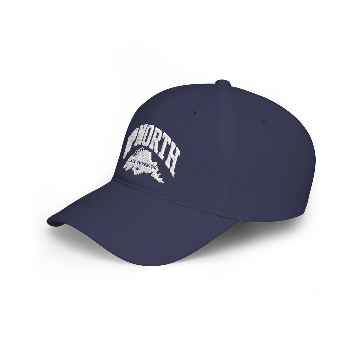 Up North Lake Superior Embroidered Low-Profile Trucker Hat