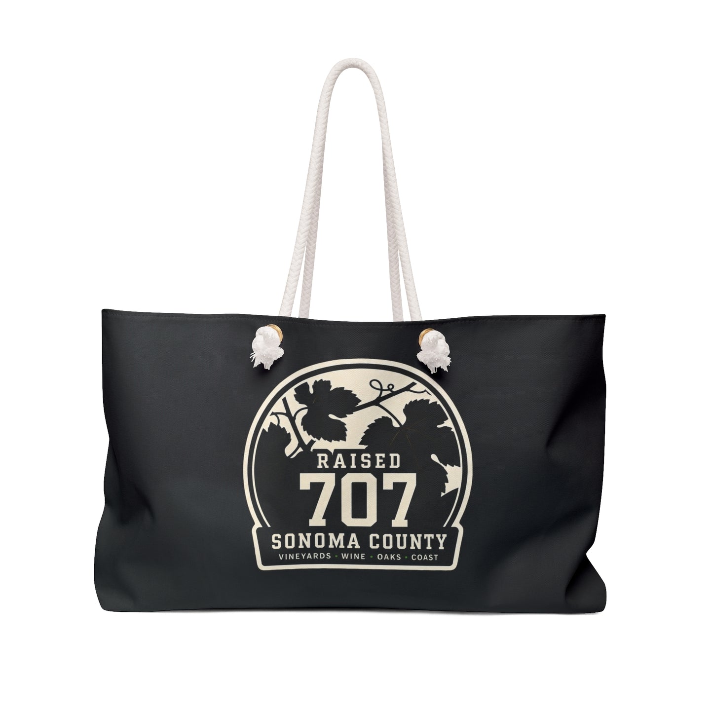 Raised in Sonoma County Tote Bag, Wine Country Gift, Vineyard Tote, California Wine Lover Gift, Local Pride