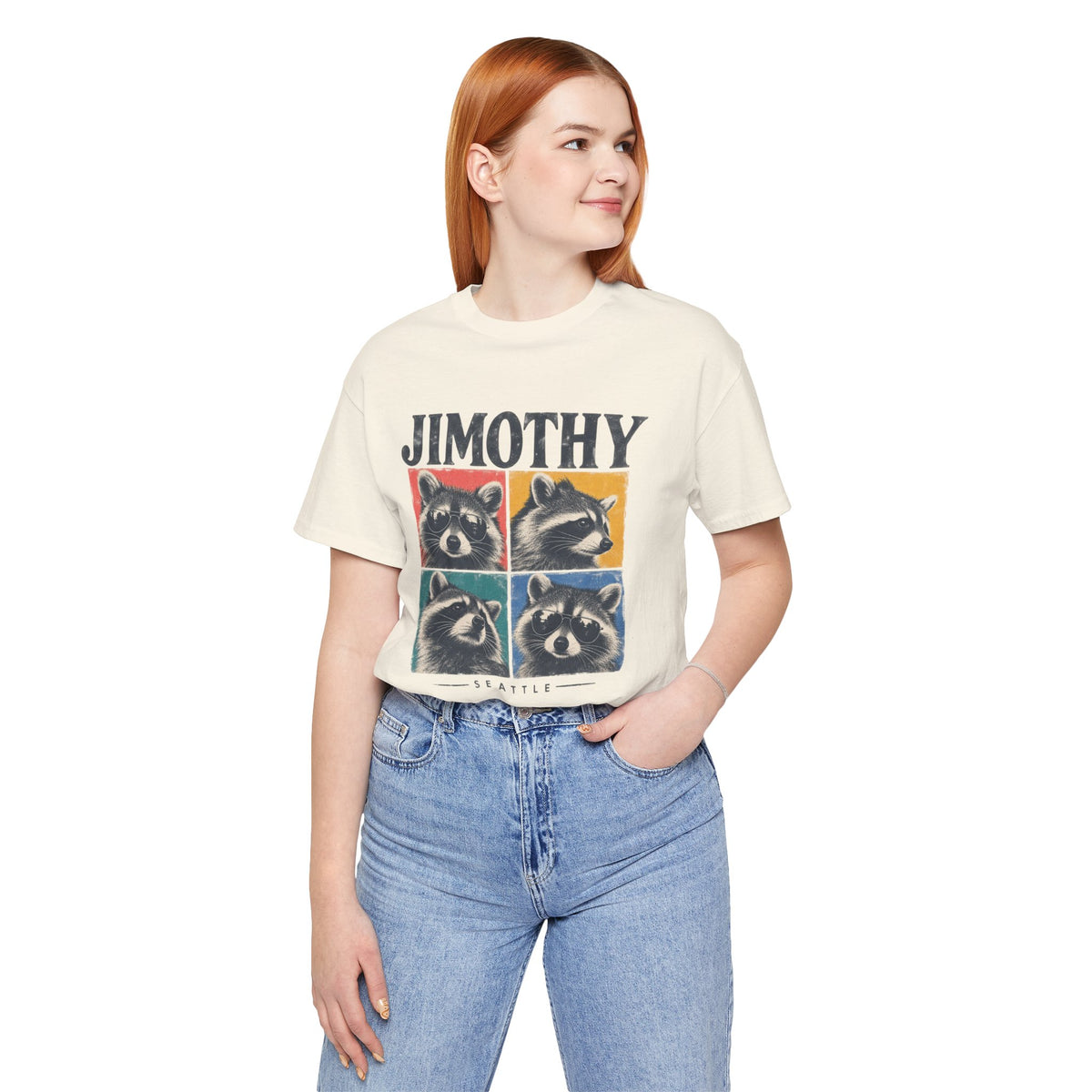 JIMOTHY Seattle Raccoon Graphic Tee