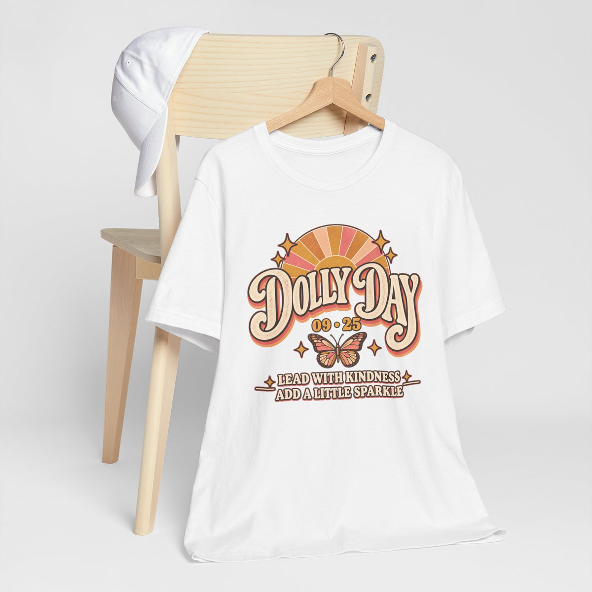 Dolly Day 09•25 Tee – Lead With Kindness, Add a Little Sparkle