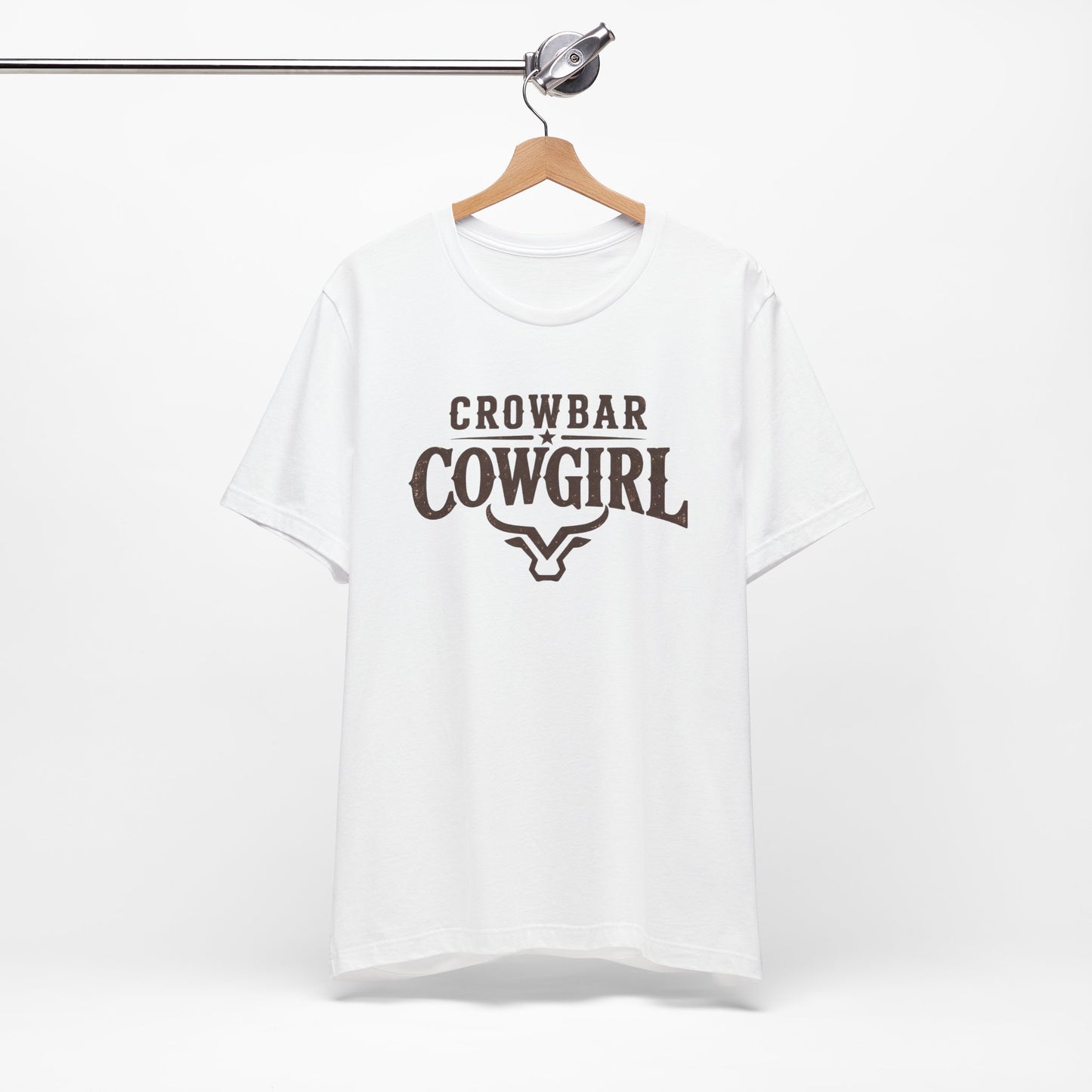 Crowbar Cowgirl Western Graphic Tee | Bella+Canvas 3001 | Rodeo Shirt