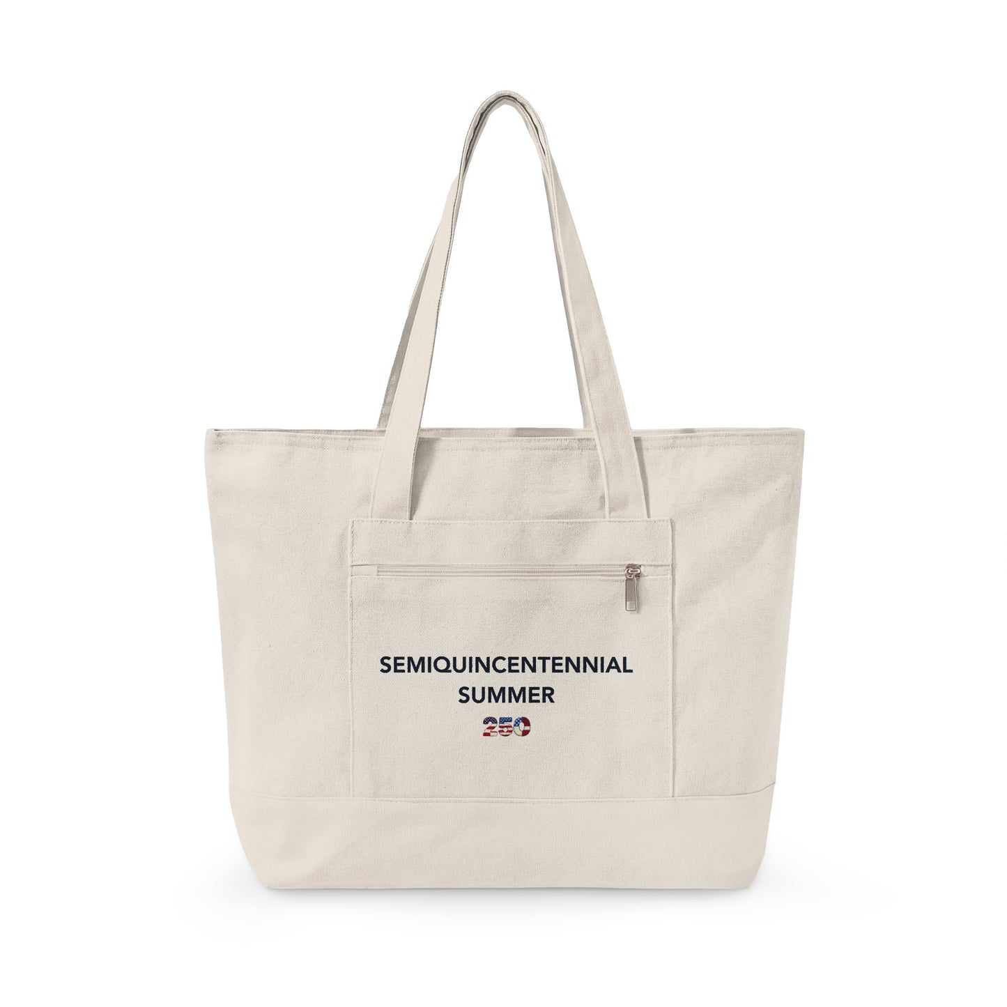 Semiquincentennial Summer 250 Beach Tote Bag, America 250 Celebration Tote, Patriotic Coastal Bag, Fourth of July Beach Bag, USA 250