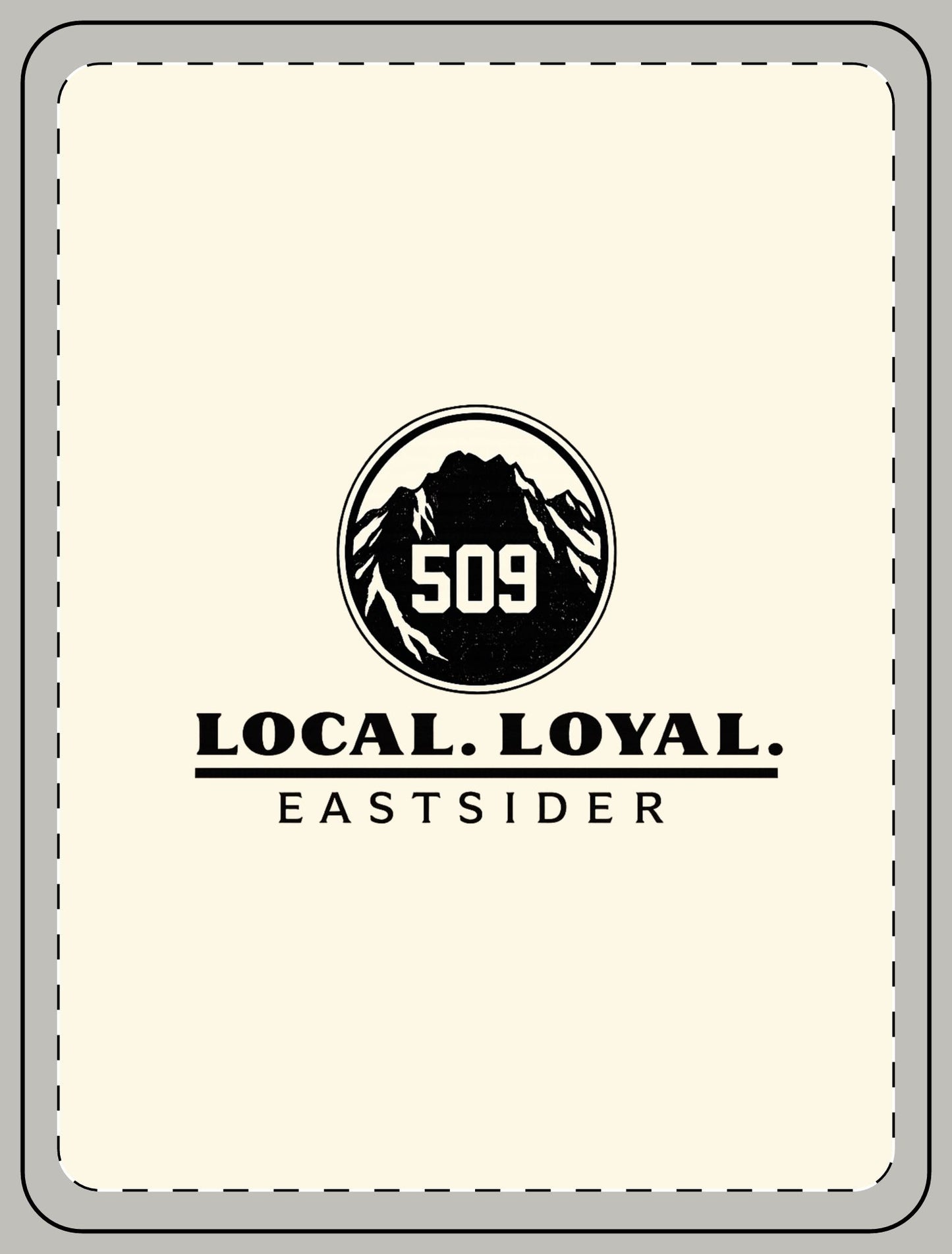 509 Mountains Local Loyal Eastsider Blanket | Fleece Throw