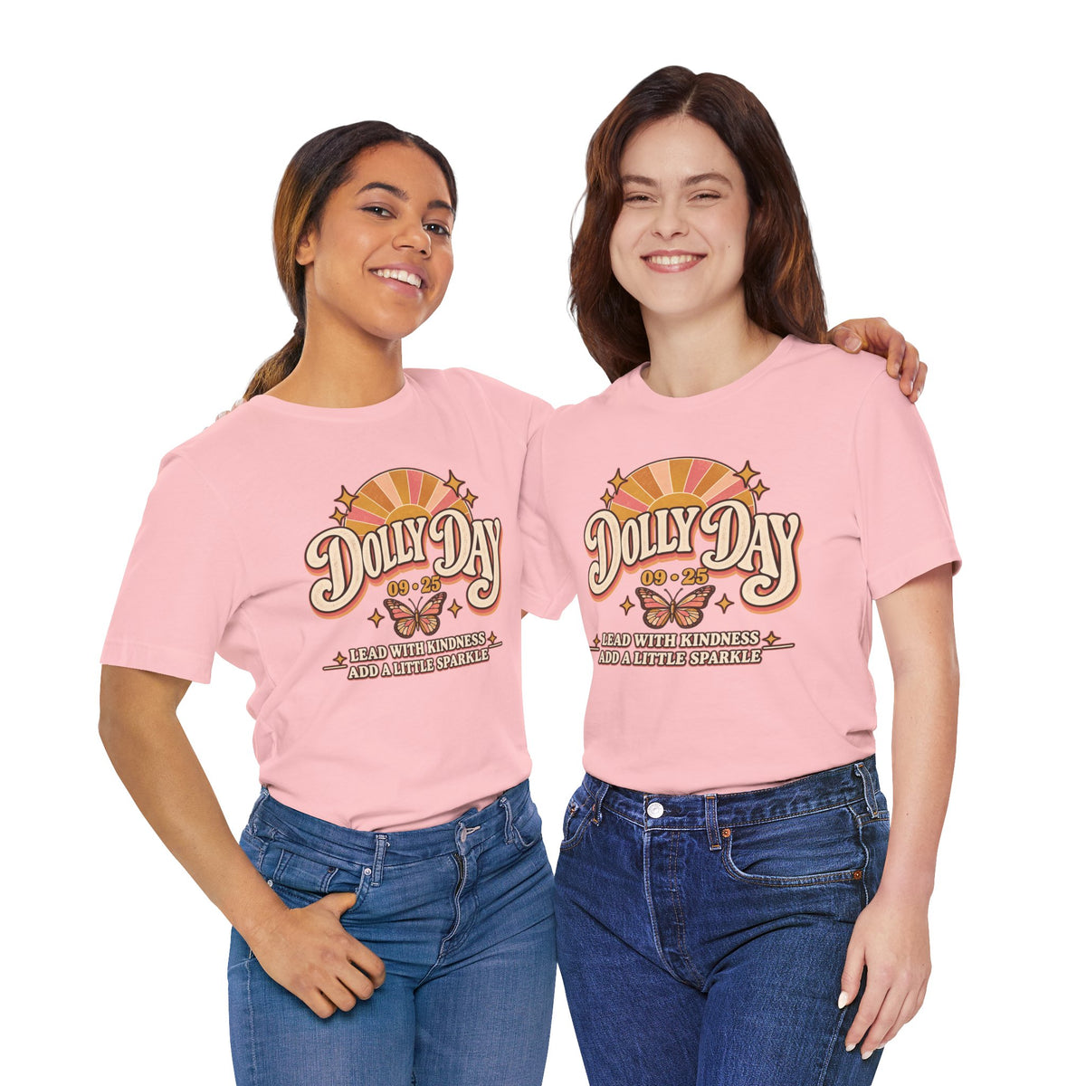 Dolly Day 09•25 Tee – Lead With Kindness, Add a Little Sparkle