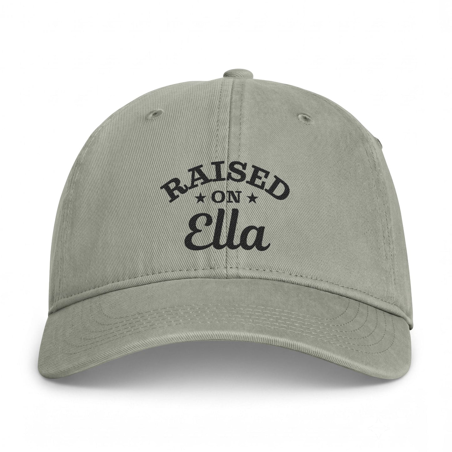 Raised On Ella Hat Country Concert Hat Western Lifestyle Baseball Cap Embroidered