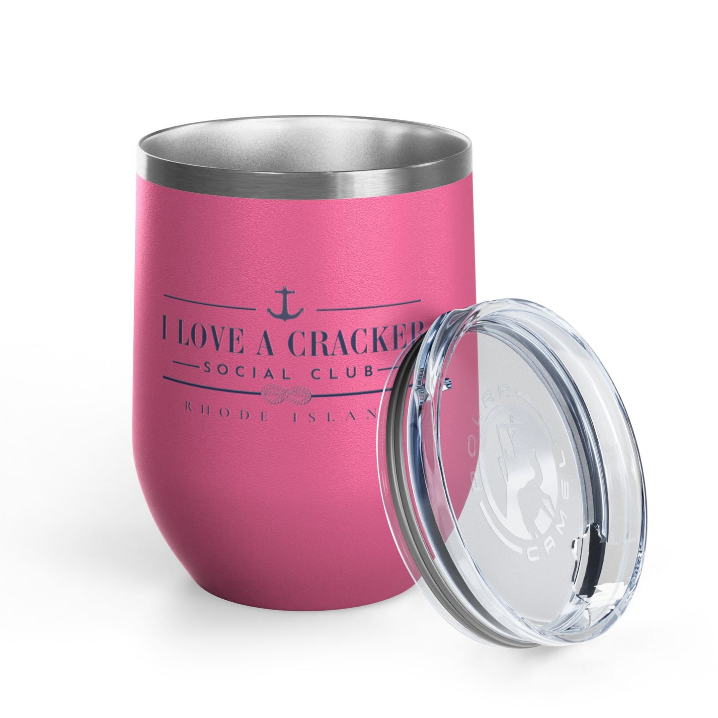 I Love a Cracker Social Club Tumbler, RHORI Inspired Wine Tumbler, Rhode Island Gift, Funny Bravo Cup, 12oz Insulated Cup