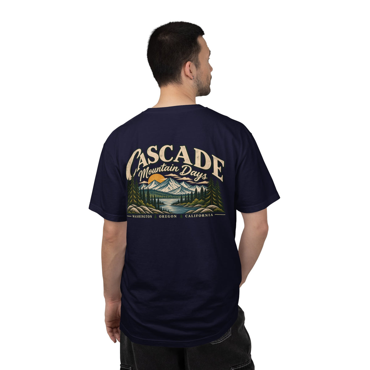 Cascade Mountain Days Tee | Vintage Mountain Graphic T-Shirt