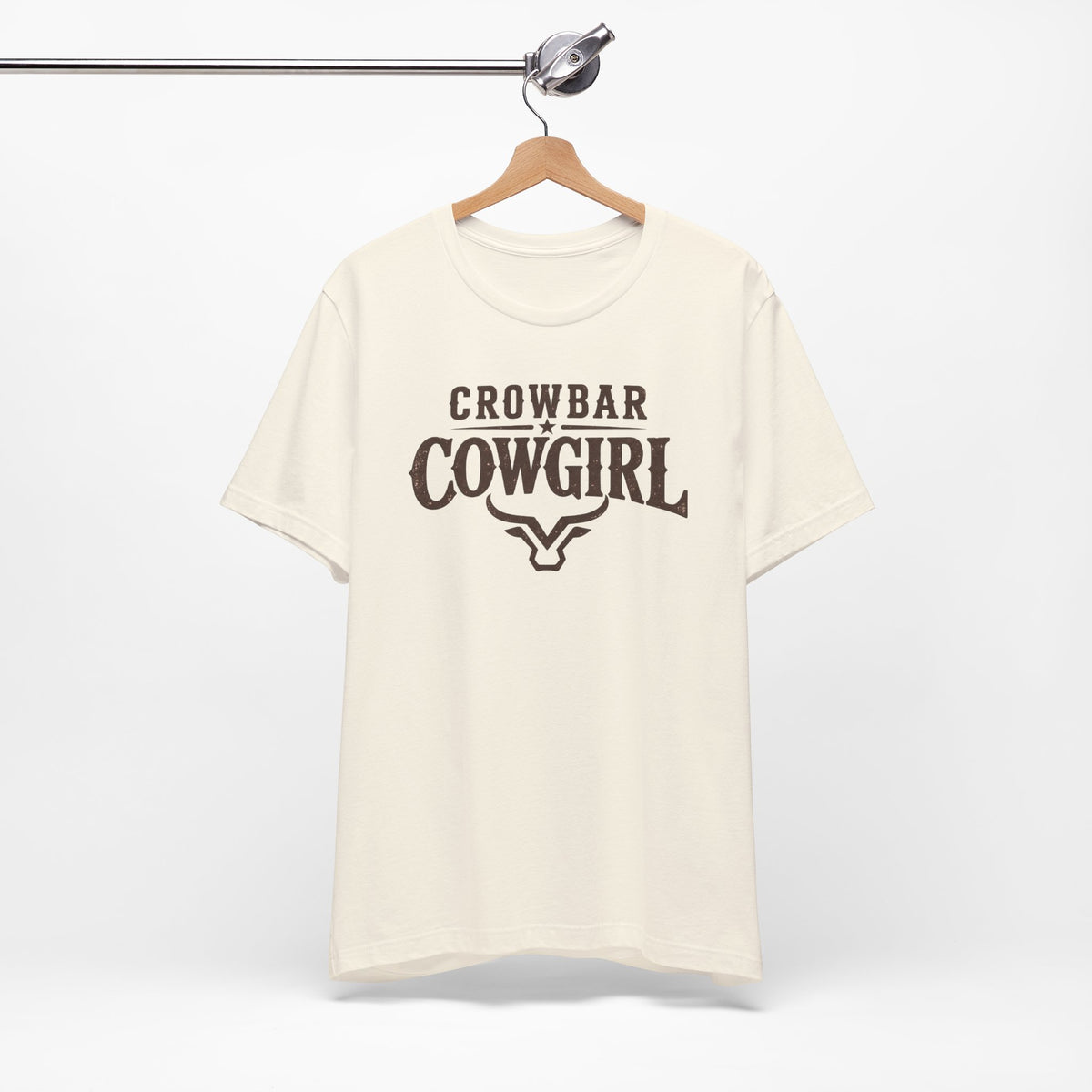 Crowbar Cowgirl Western Graphic Tee | Bella+Canvas 3001 | Rodeo Shirt