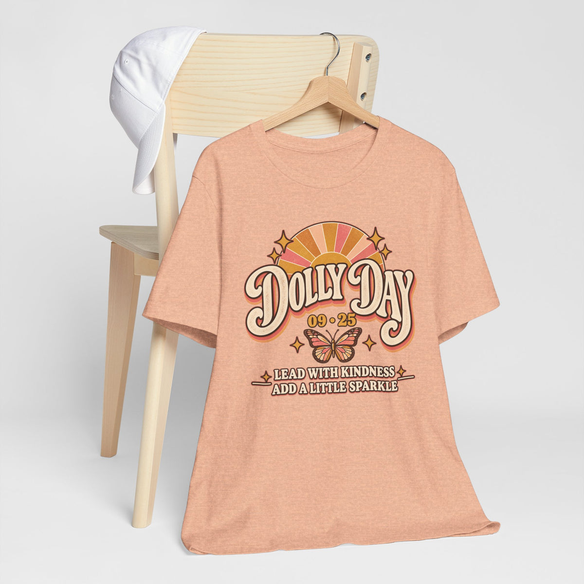 Dolly Day 09•25 Tee – Lead With Kindness, Add a Little Sparkle