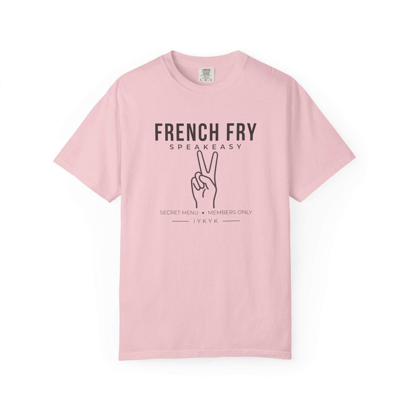 French Fry Speakeasy Shirt, Secret Menu Graphic Tee, IYKYK Shirt, Funny Viral Tee, Minimalist Comfort Colors Shirt, Love Island
