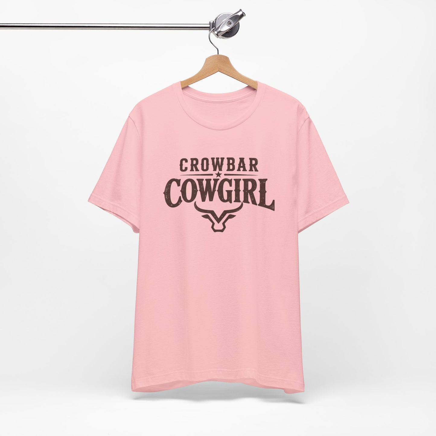 Crowbar Cowgirl Western Graphic Tee | Bella+Canvas 3001 | Rodeo Shirt