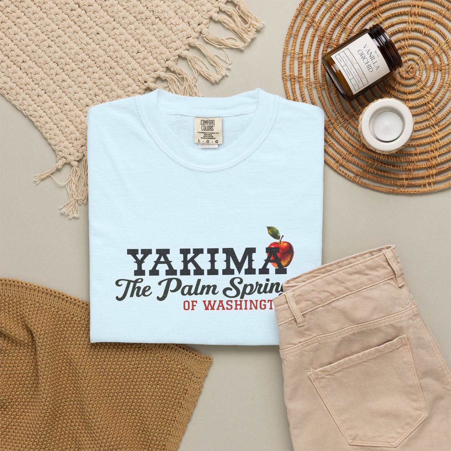 Yakima The Palm Springs of Washington T-Shirt | PNW Tee | Comfort Colors