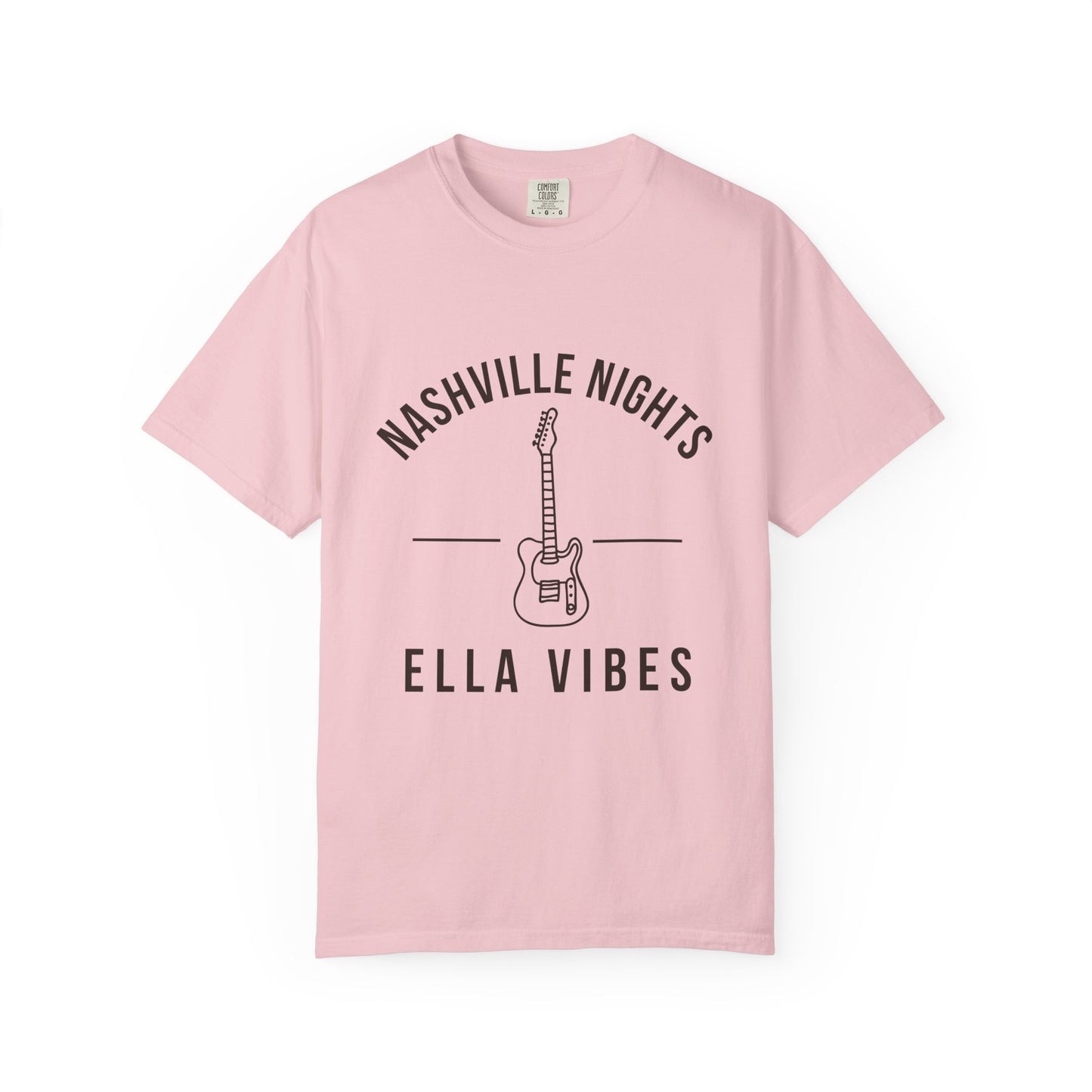 Nashville Nights Ella Vibes T-shirt | Electric Guitar Country Music Tee
