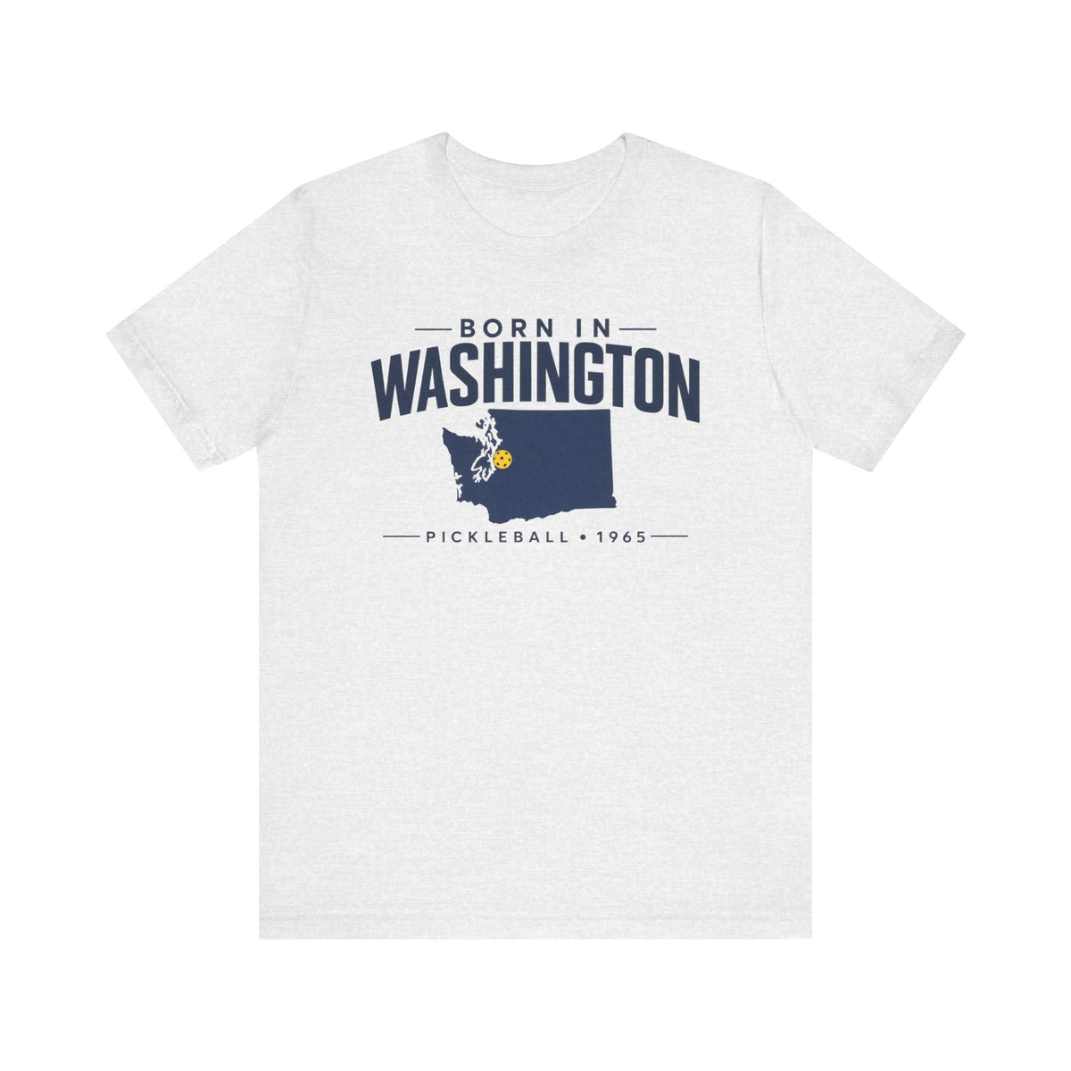 Born in Washington Pickleball 1965 Unisex Tee