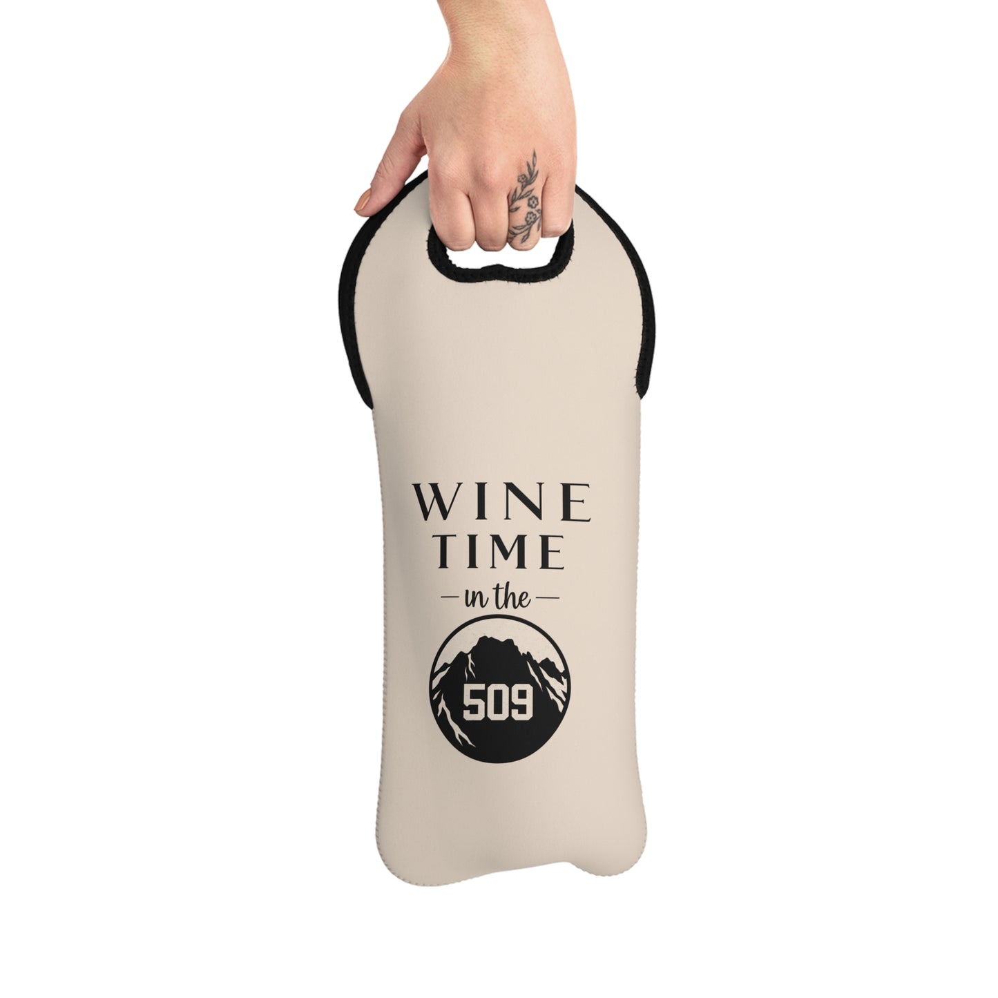 Wine Time in the 509 Wine Tote | Funny Wine Gift | Insulated Wine Carrier | Winery Gift | Girls Trip Tote | Washington Gift